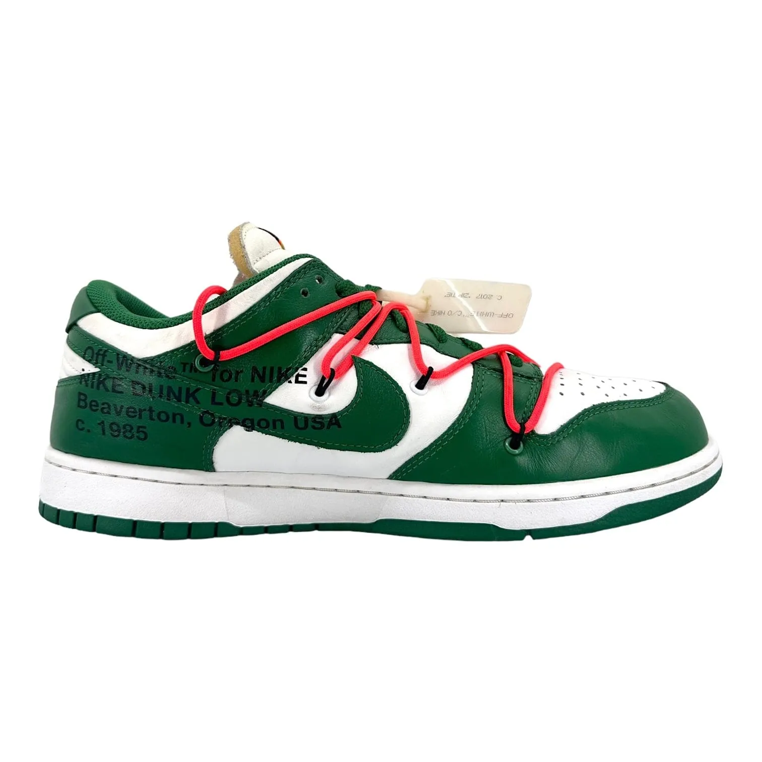 Nike Dunk Low Off-White Pine Green Pre-Owned
