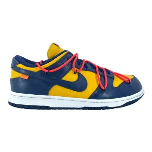 Nike Dunk Low Off-White University Gold Midnight Navy Pre-Owned
