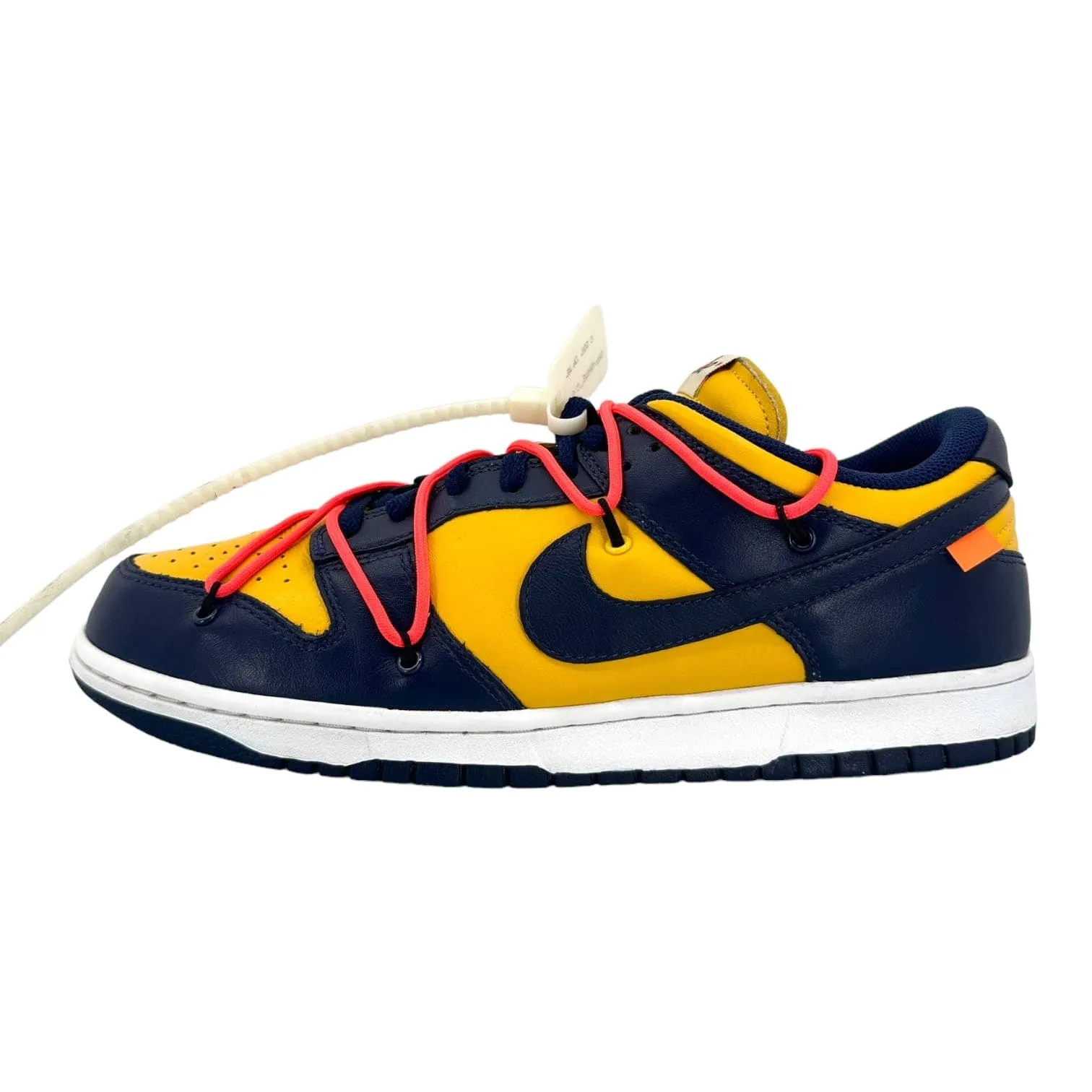 Nike Dunk Low Off-White University Gold Midnight Navy Pre-Owned