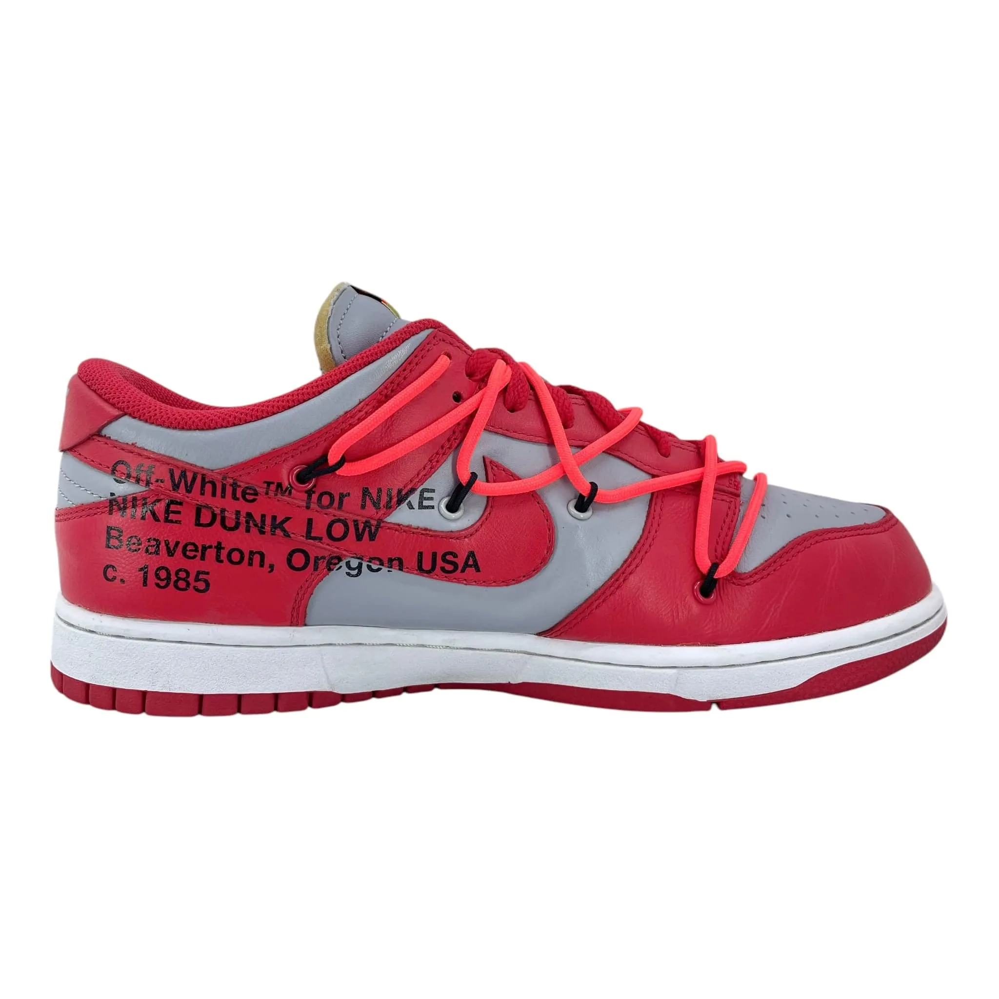 Nike Dunk Low Off-White University Red Pre-Owned