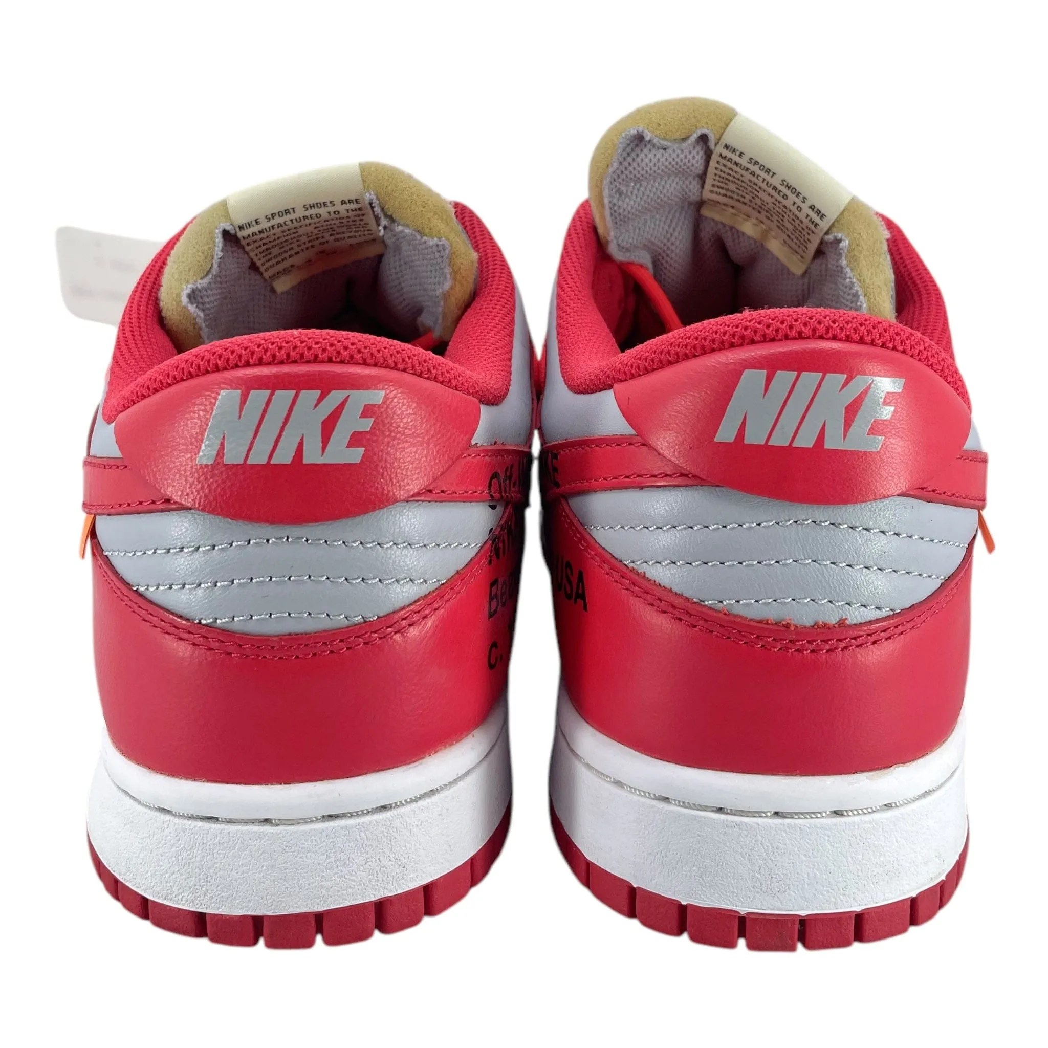 Nike Dunk Low Off-White University Red Pre-Owned