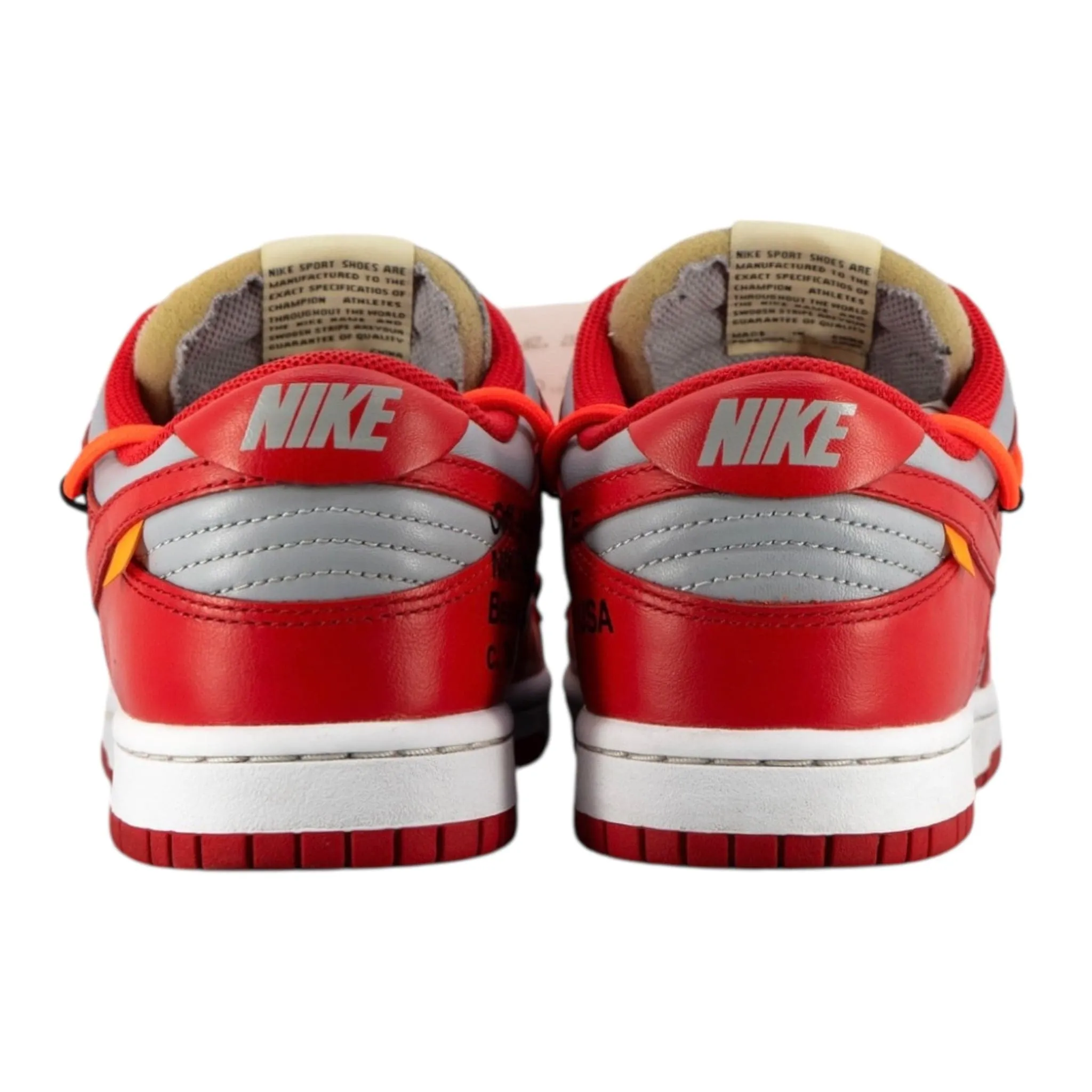 Nike Dunk Low Off-White University Red Pre-Owned