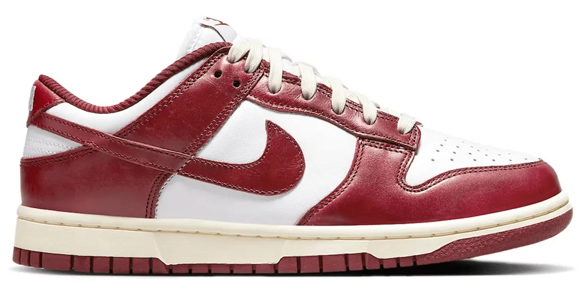 Nike Dunk Low PRM Vintage Team Red (W)