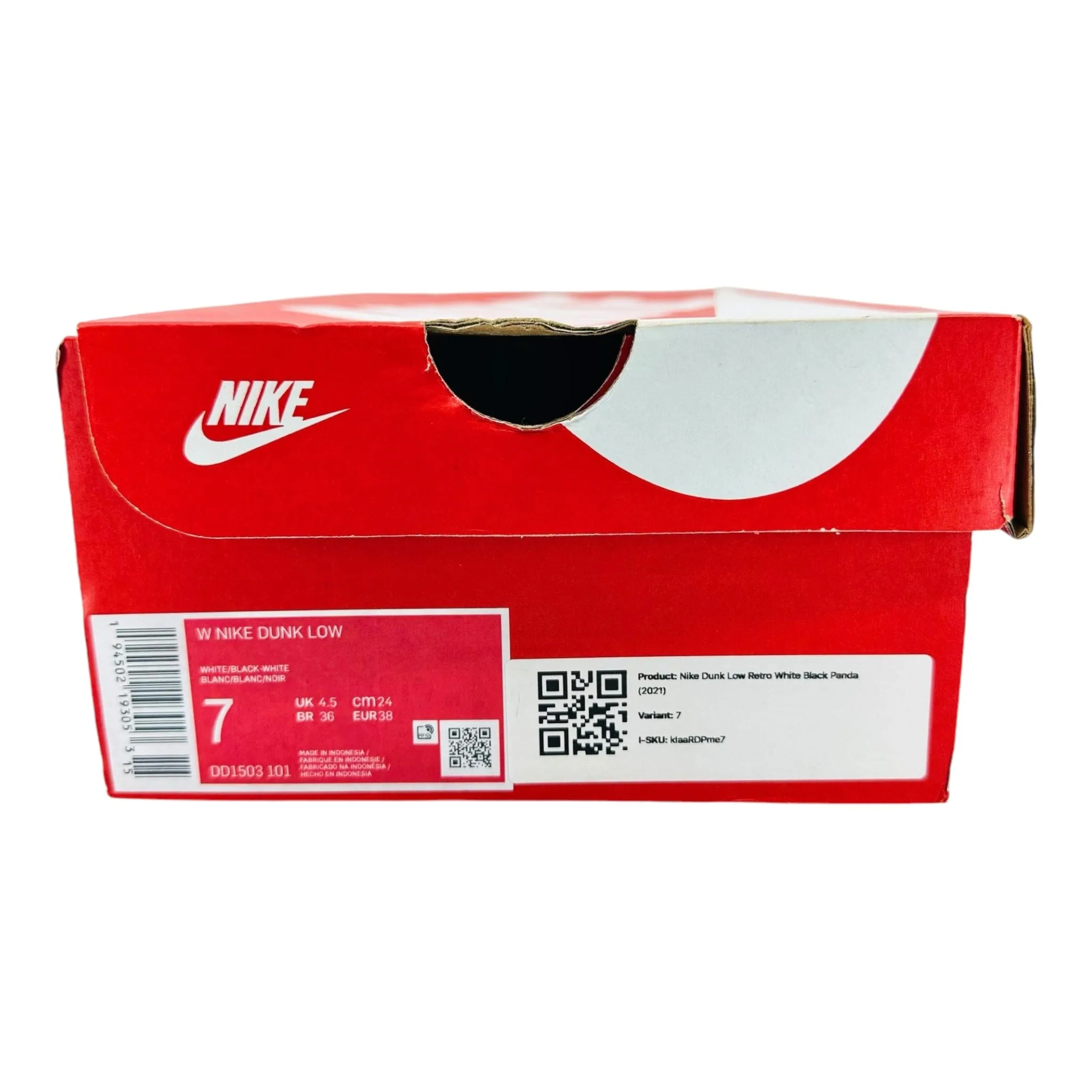Nike Dunk Low Retro White Black Panda (2021)