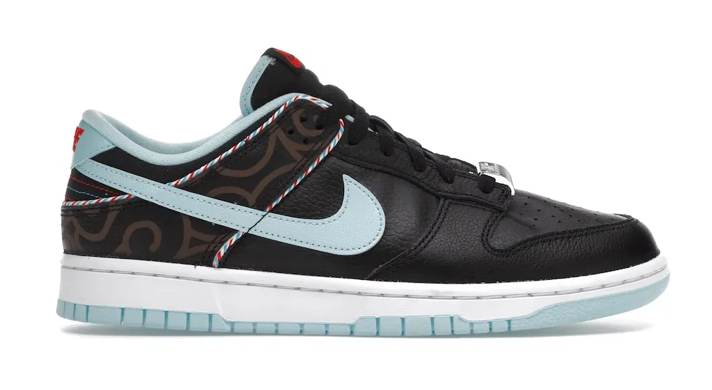Nike Dunk Low SE Barber Shop Black