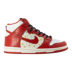 Nike SB Dunk High Pro Supreme Stars Red Pre-Owned