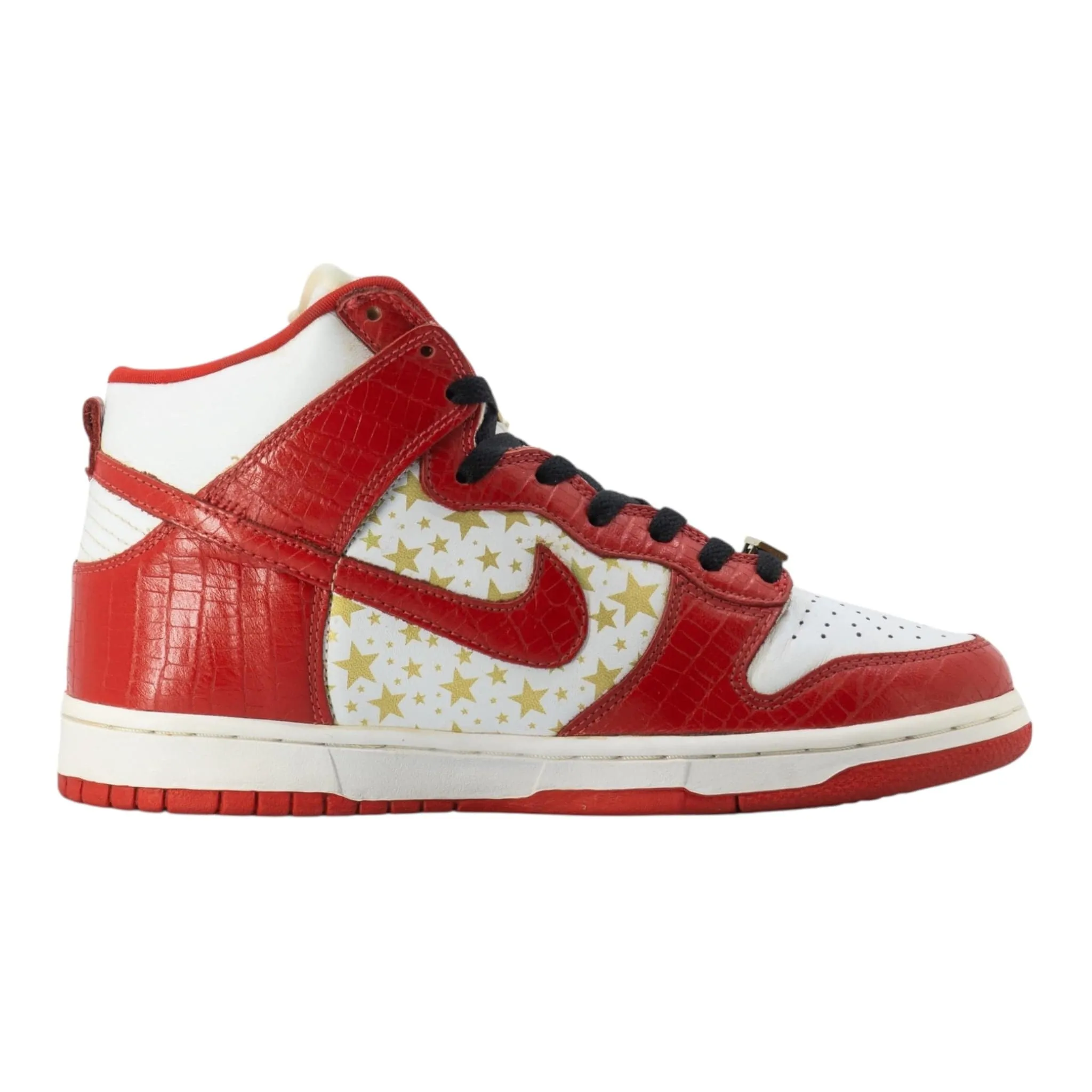 Nike SB Dunk High Pro Supreme Stars Red Pre-Owned