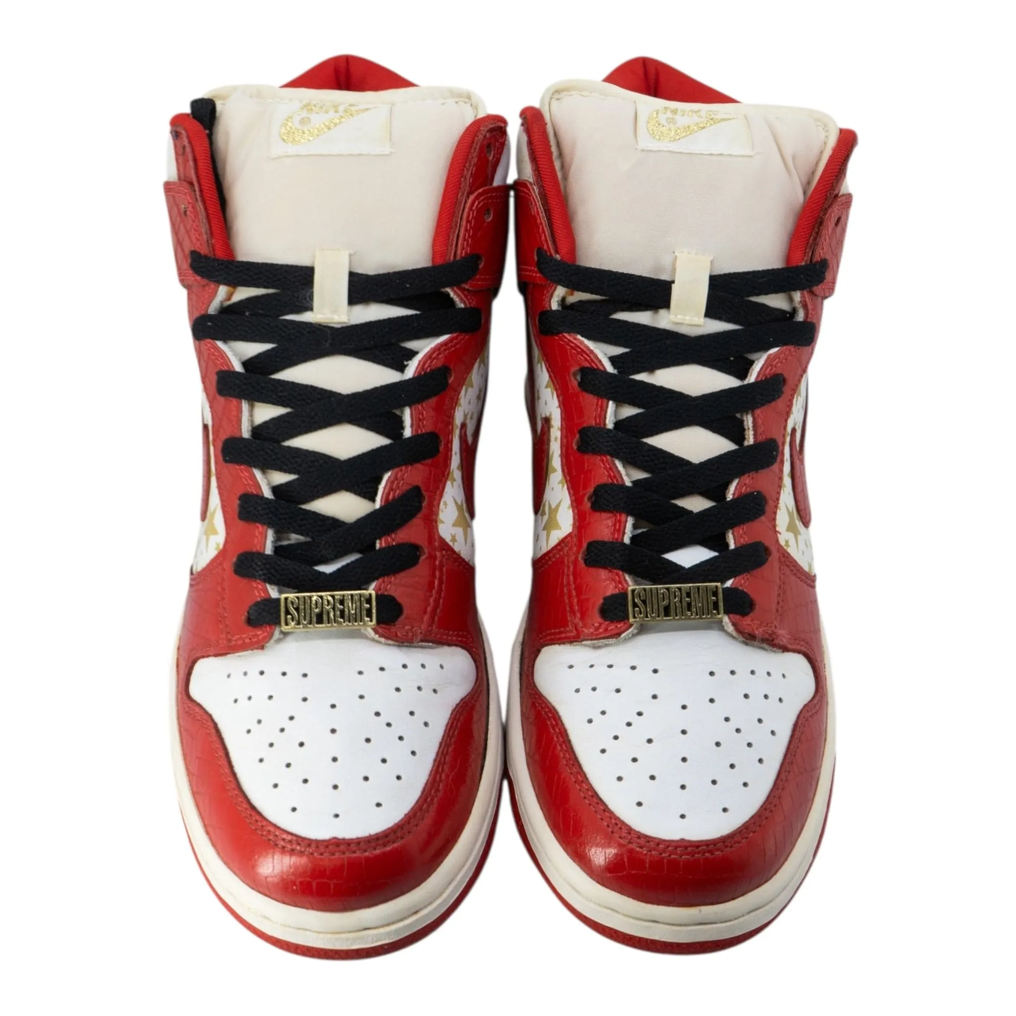 Nike SB Dunk High Pro Supreme Stars Red Pre-Owned