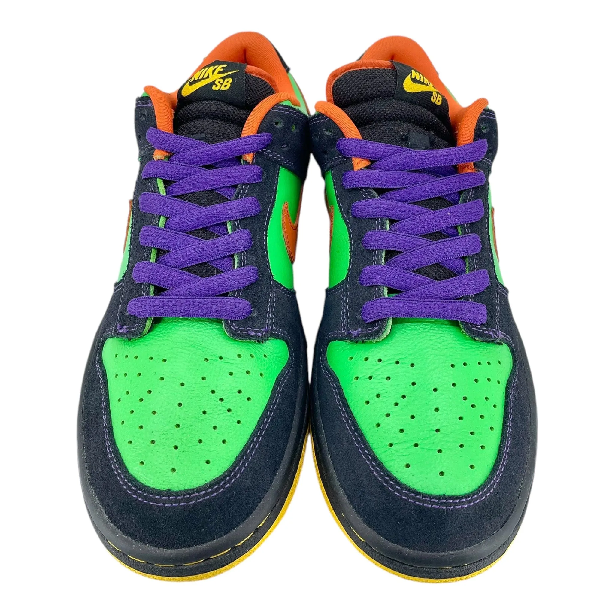 Nike SB Dunk Low Green Spark Hoop Orange Pre-Owned