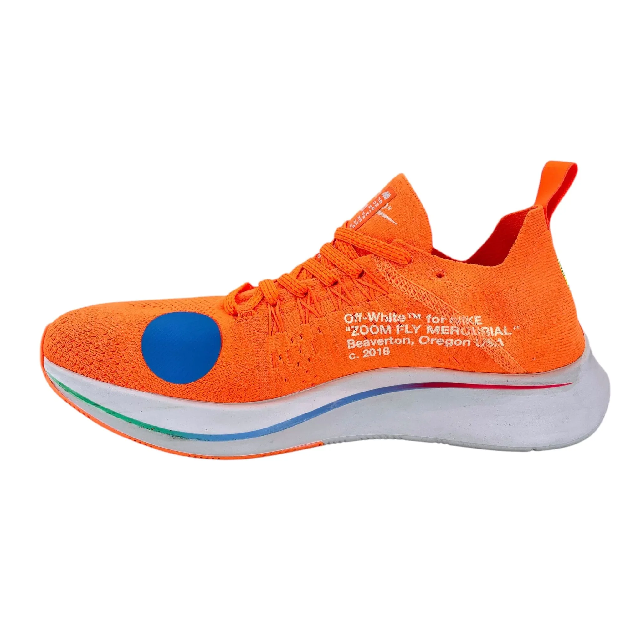 Nike Zoom Fly Mercurial Off-White Total Orange Pre-Owned