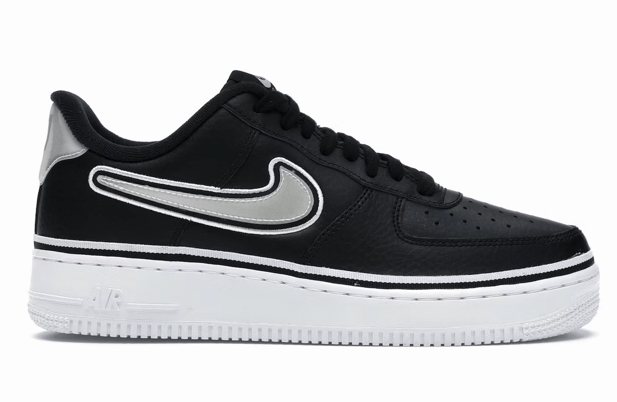 Nike Air Force 1 Low Sport NBA Black White