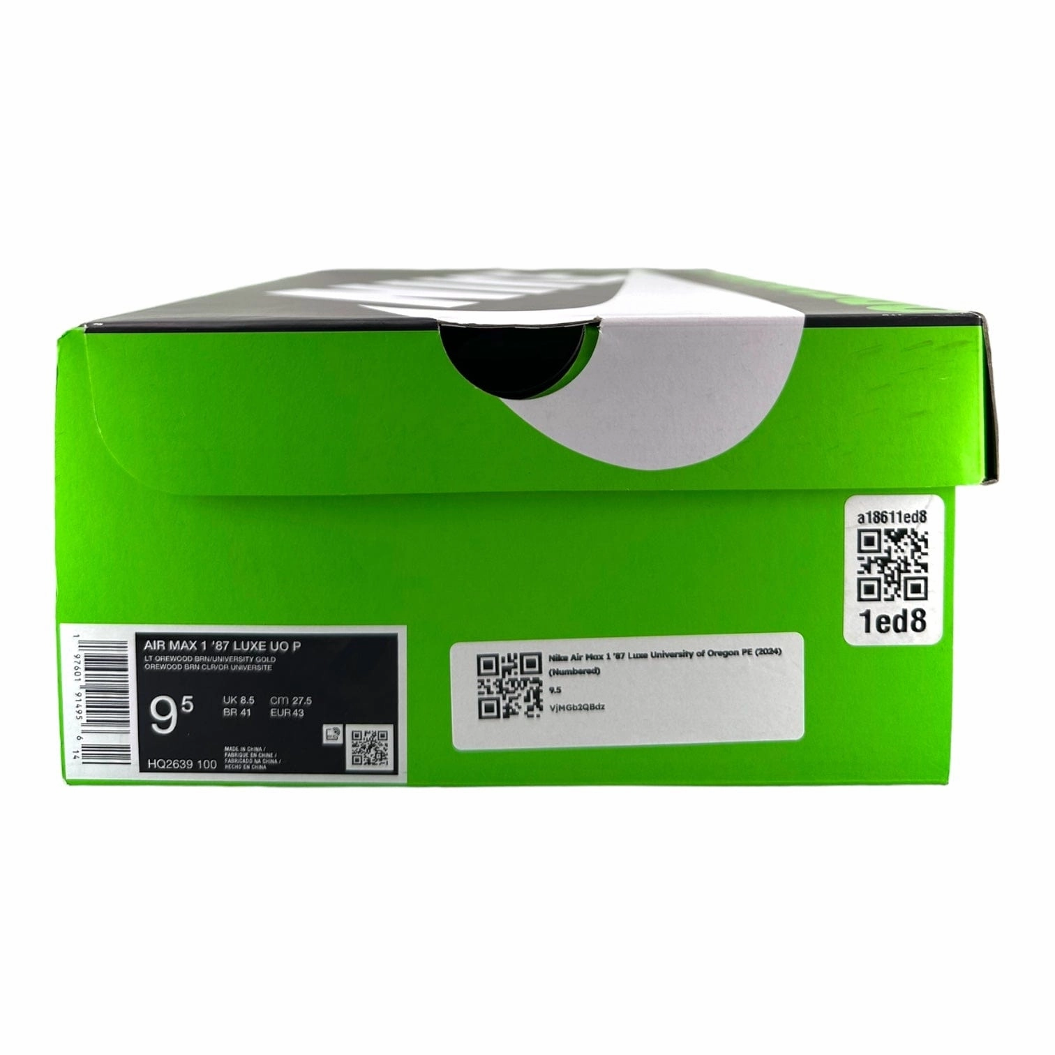 Nike Air Max 1 '87 Luxe University of Oregon PE (2024) (Numbered)
