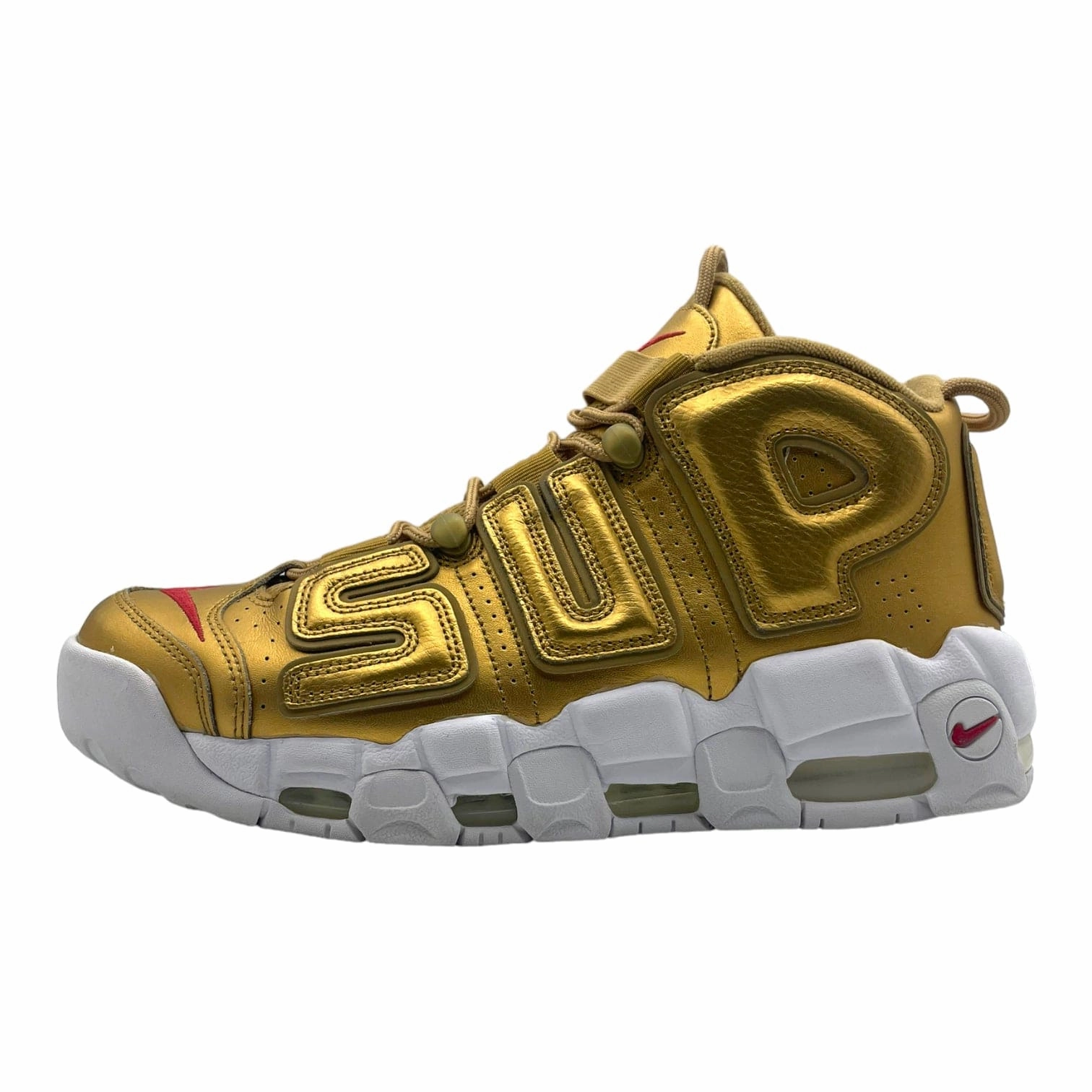 Nike Air More Uptempo Supreme Suptempo Gold Pre Owned Pre-Owned