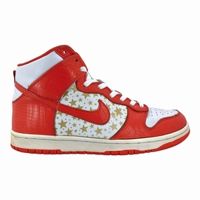 Nike SB Dunk High Pro Supreme Stars Orange Pre-Owned
