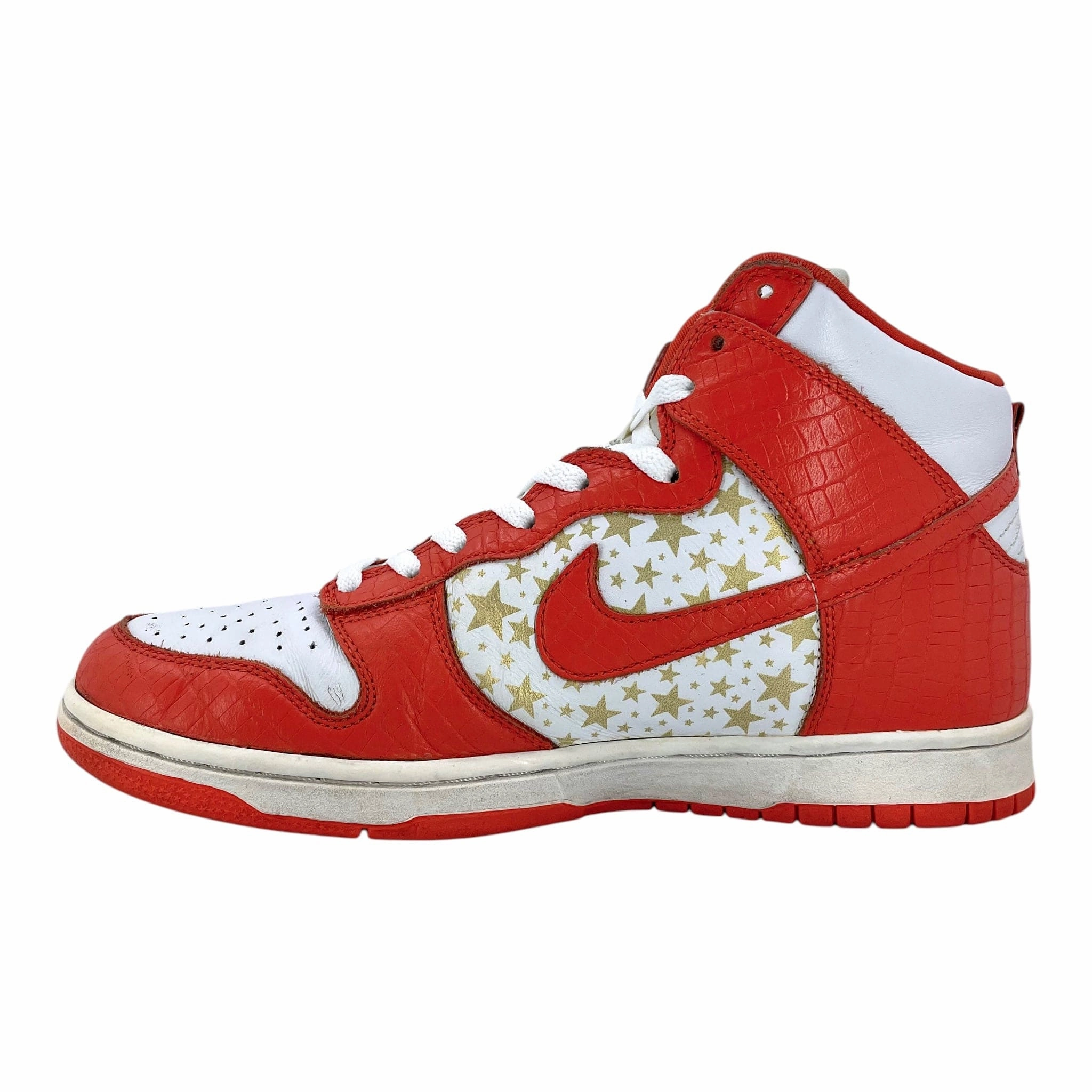 Nike SB Dunk High Pro Supreme Stars Orange Pre-Owned