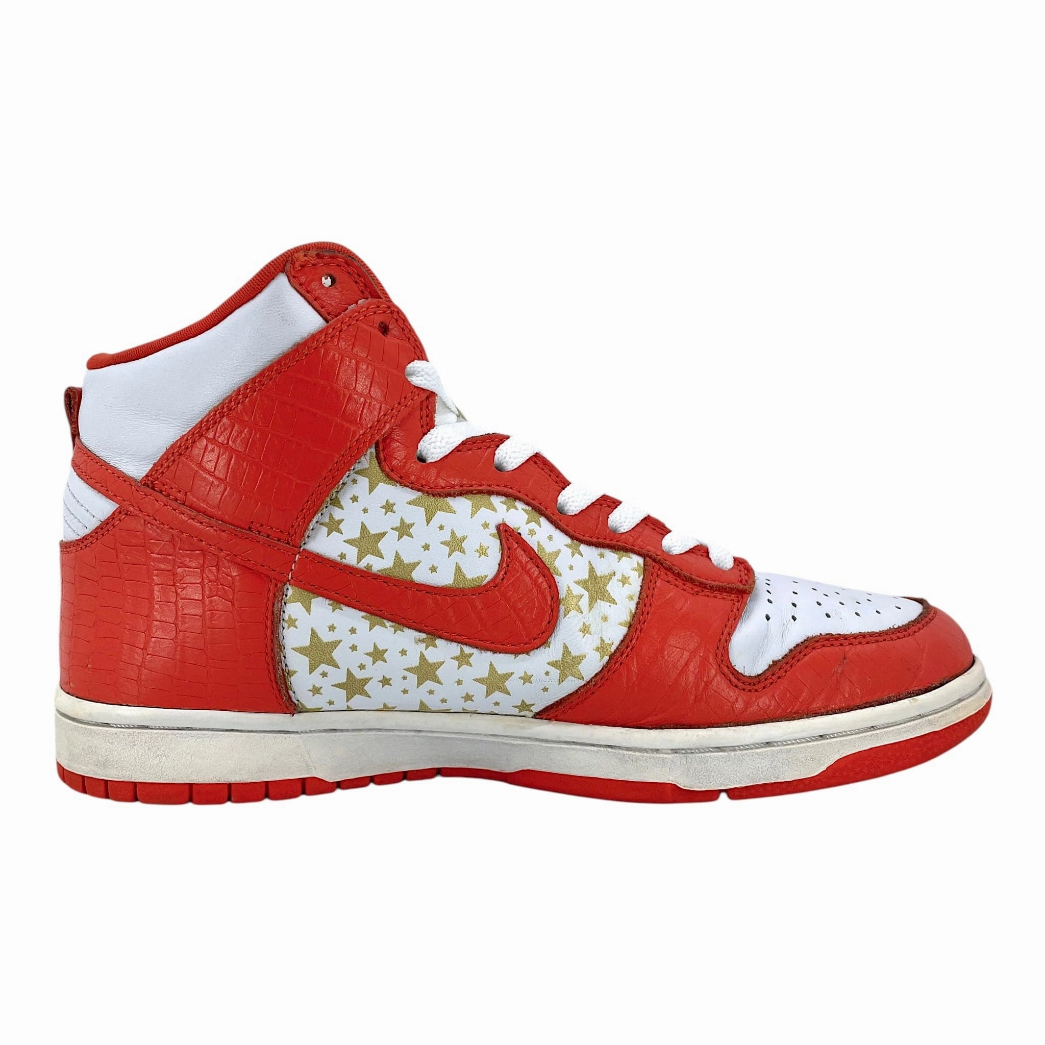 Nike SB Dunk High Pro Supreme Stars Orange Pre-Owned