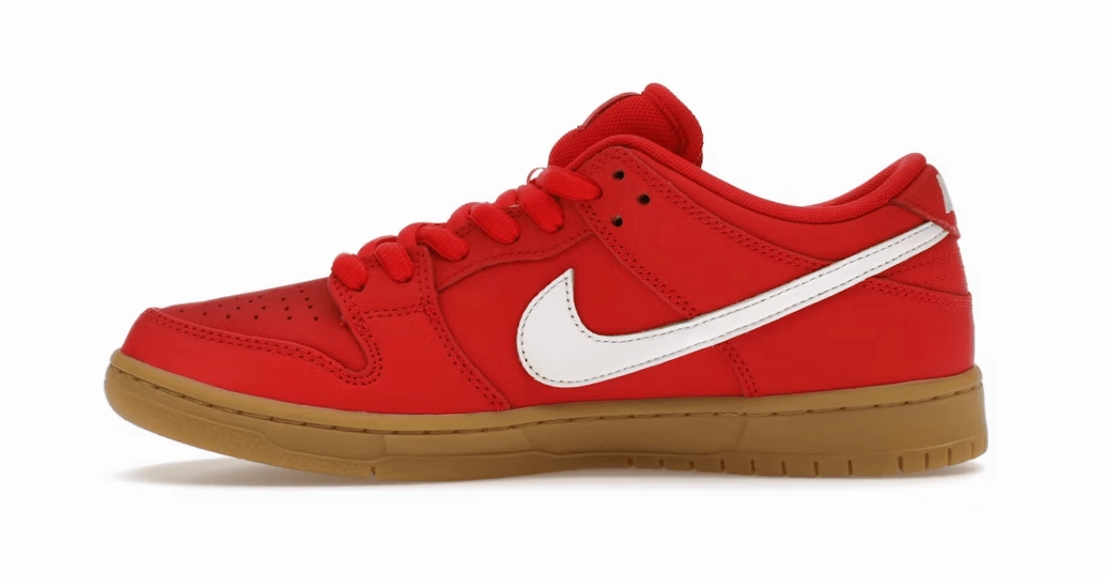 Nike SB Dunk Low University Red Gum