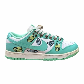 Nike x Chrome Hearts Matty Boy A Spec Hand Drawn Dunk Low Green Glow (W) Pre-Owned