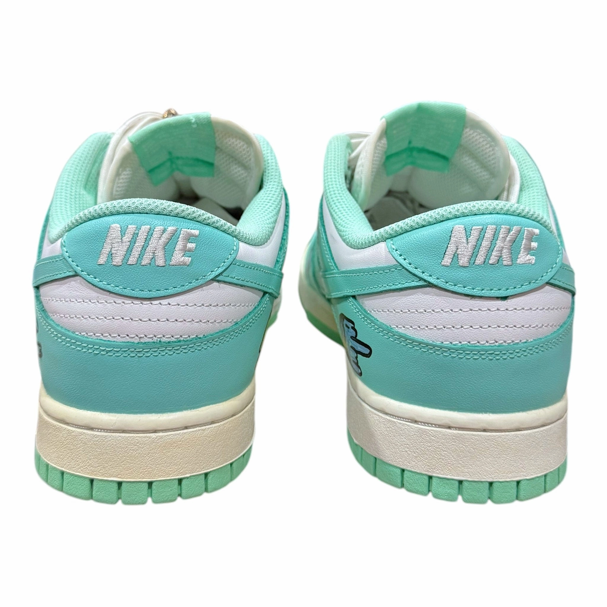 Nike x Chrome Hearts Matty Boy A Spec Hand Drawn Dunk Low Green Glow (W) Pre-Owned