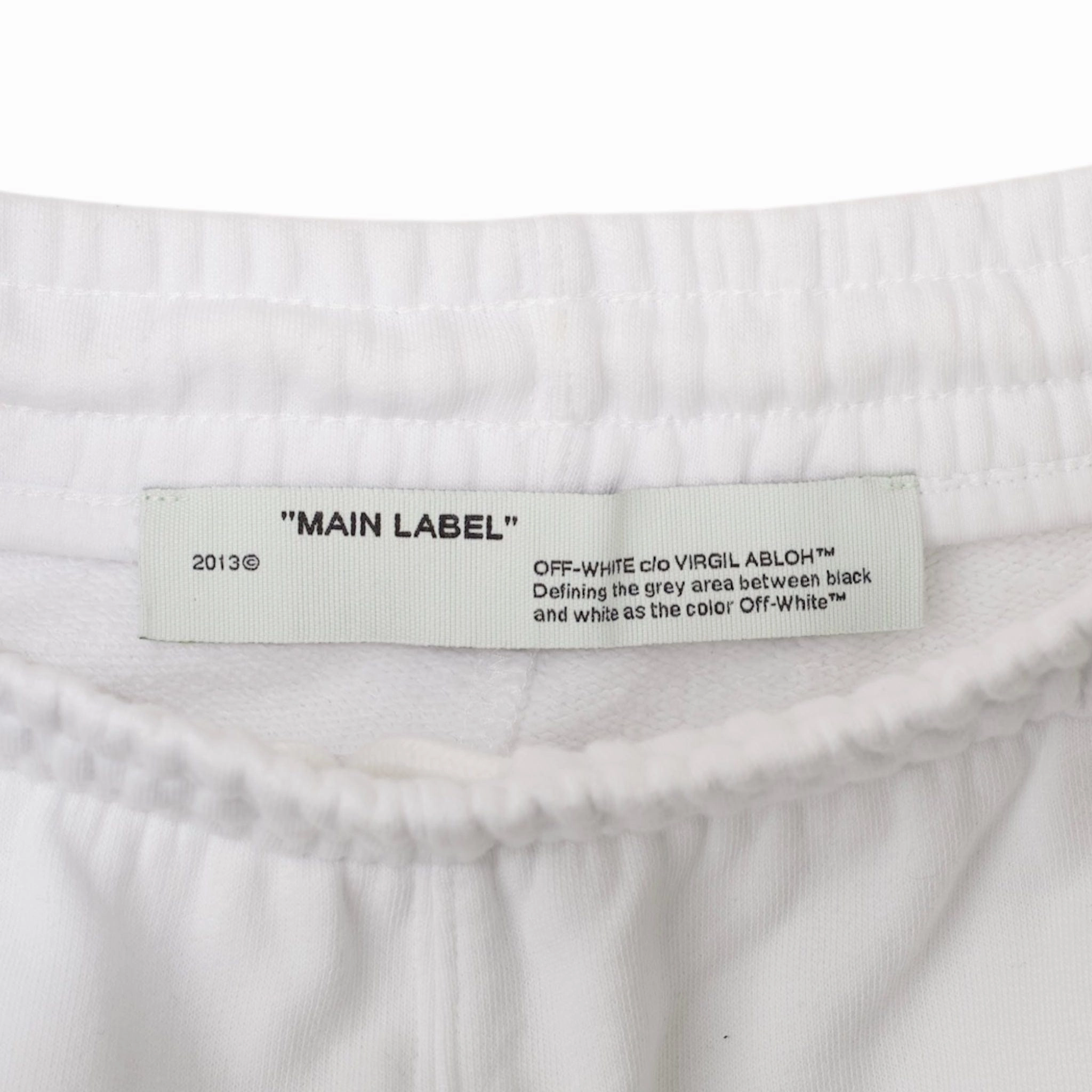 Off-White Arch Shapes Sweatpants White Brilliant Green