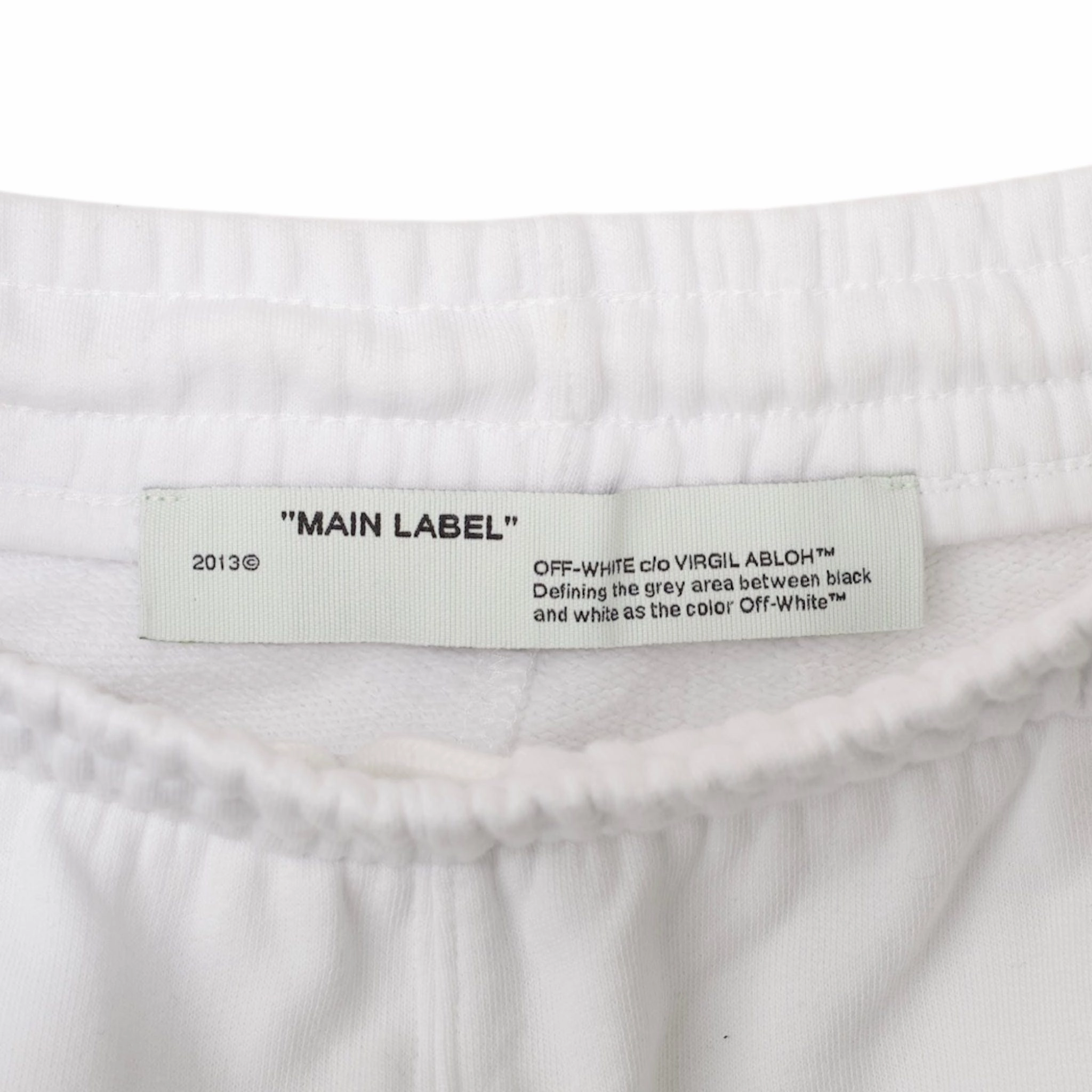 Off-White Arch Shapes Sweatpants White Brilliant Green