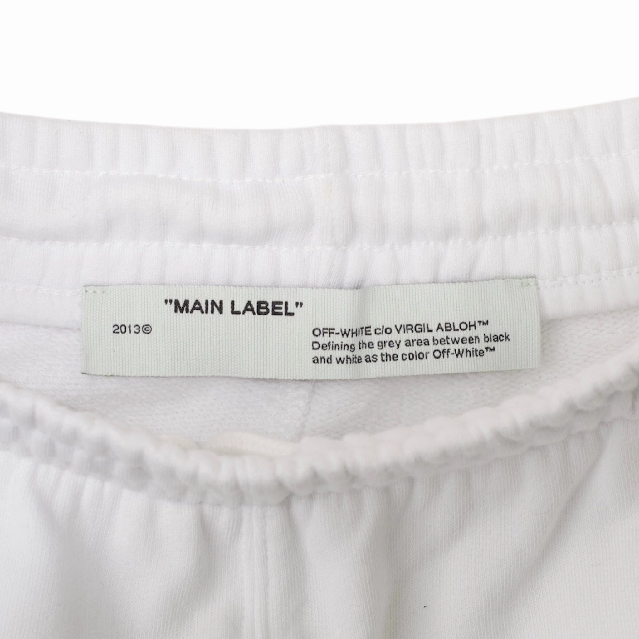 Off-White Arch Shapes Sweatpants White Brilliant Green