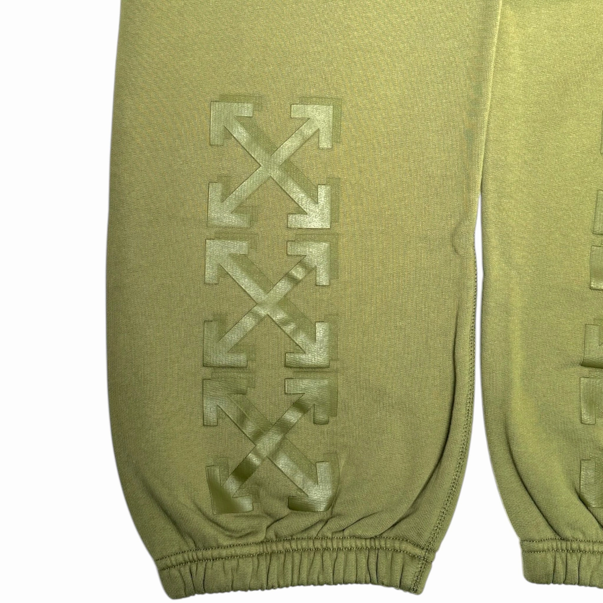 Off-White Rubber Arrow Sweatpants Green