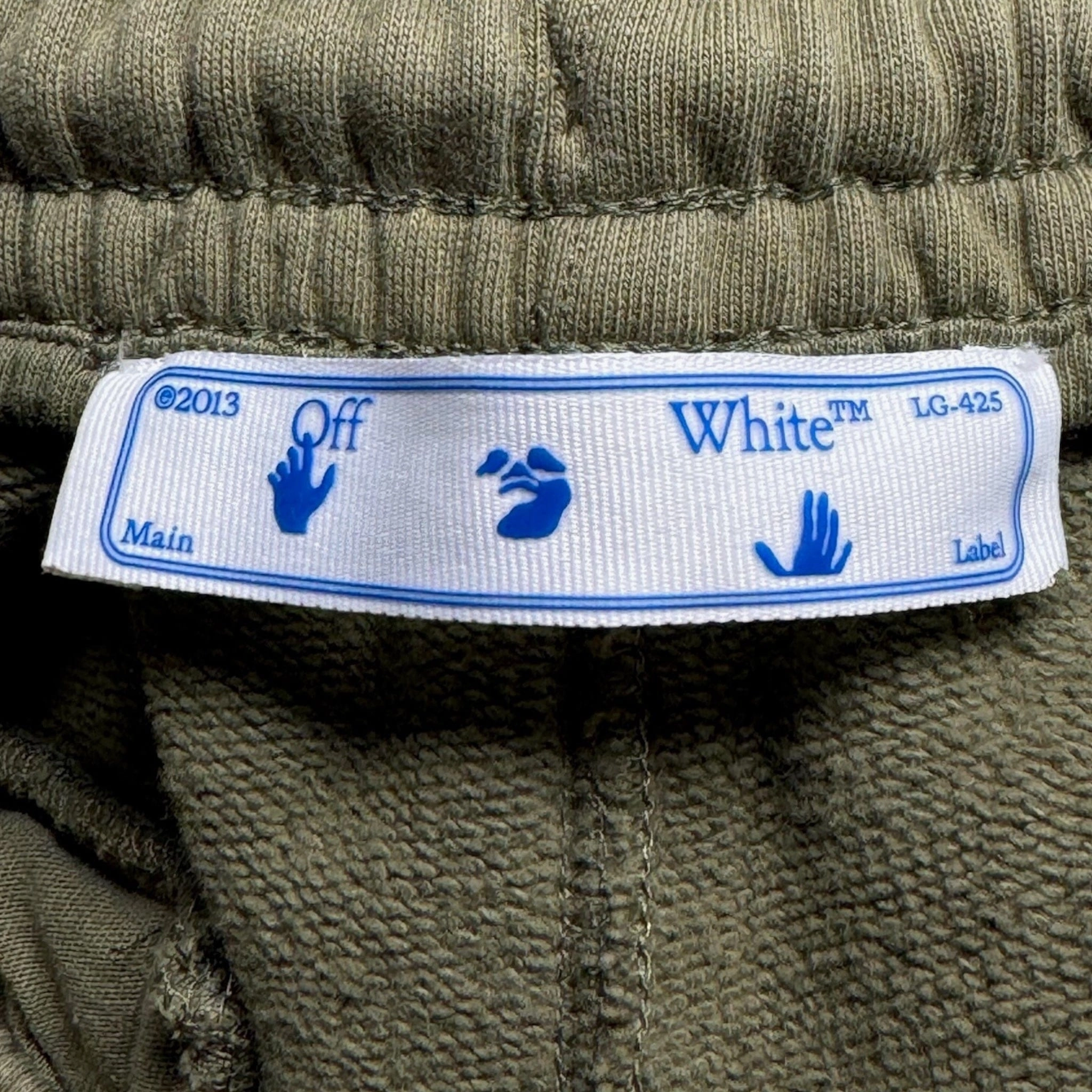 Off-White Rubber Arrow Sweatpants Green