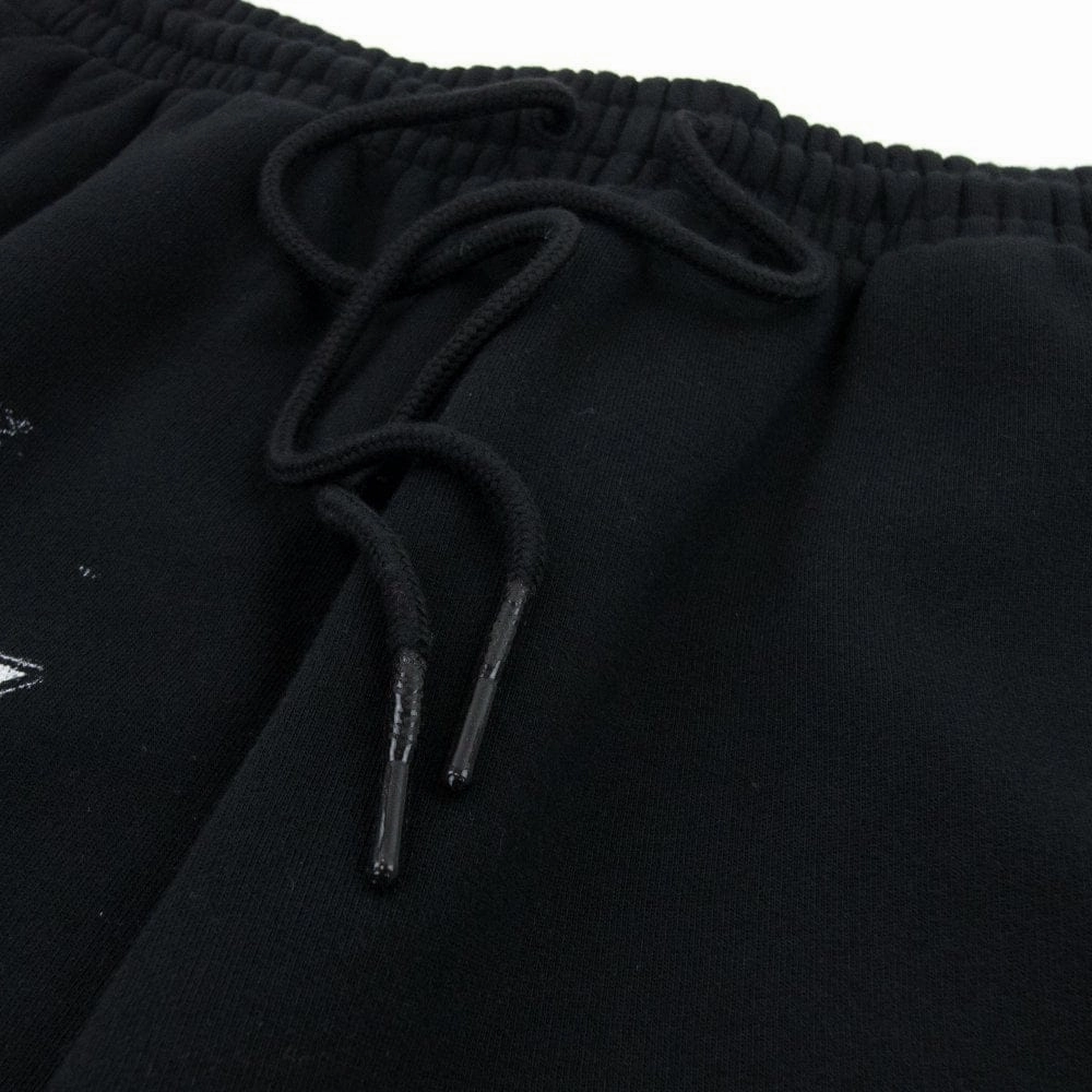 Off-White Tribal Style Skate Sweat Shorts Black