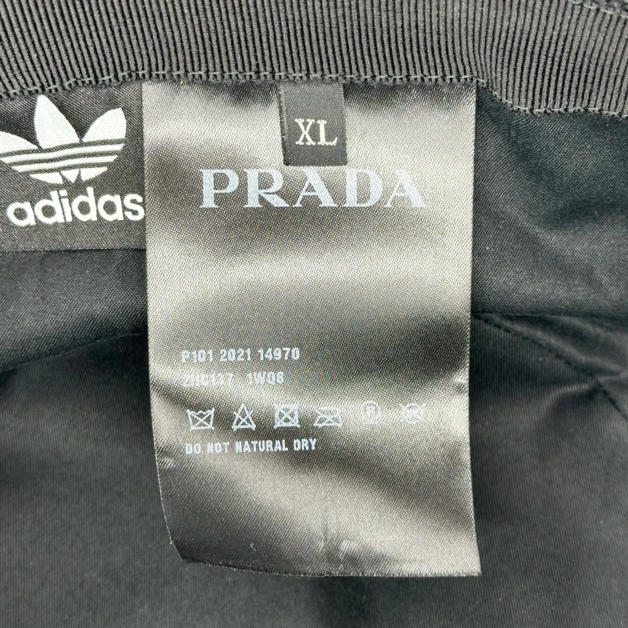 Prada x Adidas Re-nylon Bucket Hat Black