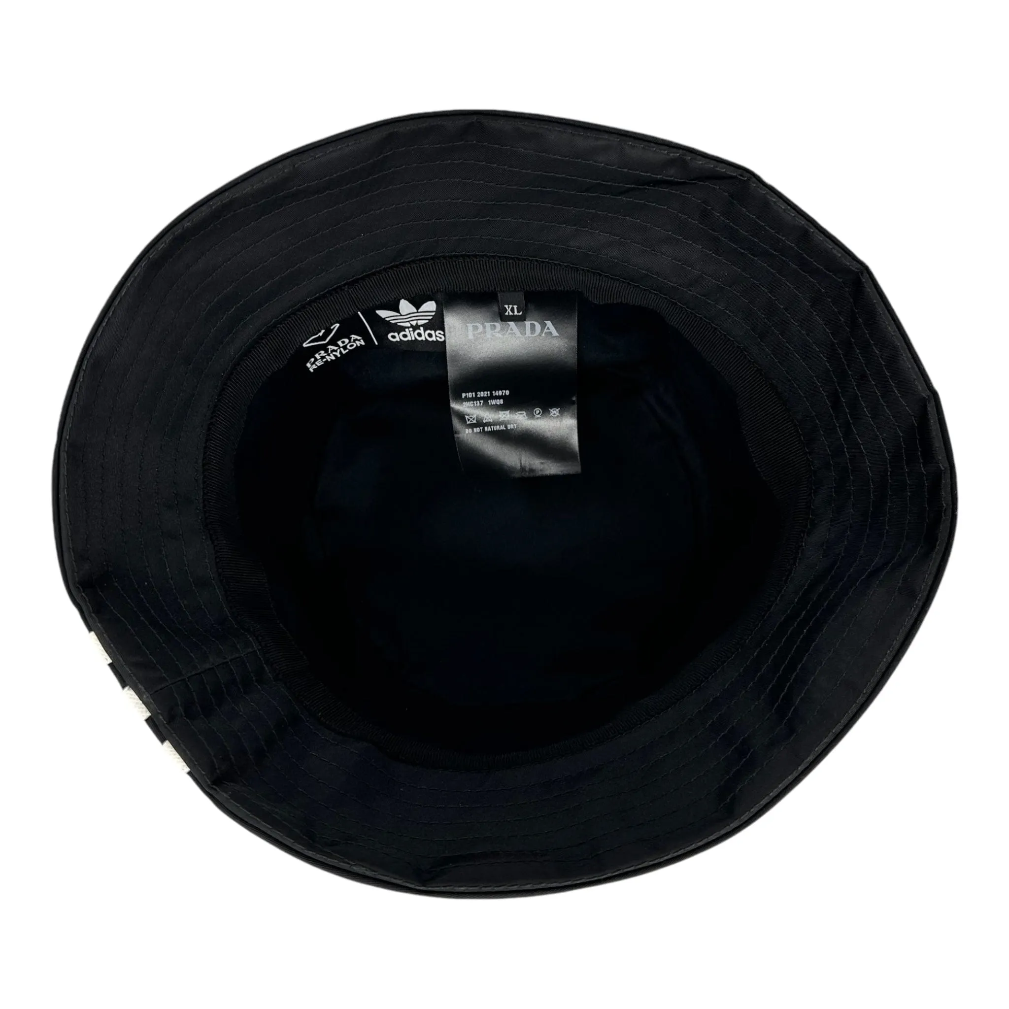 Prada x Adidas Re-nylon Bucket Hat Black