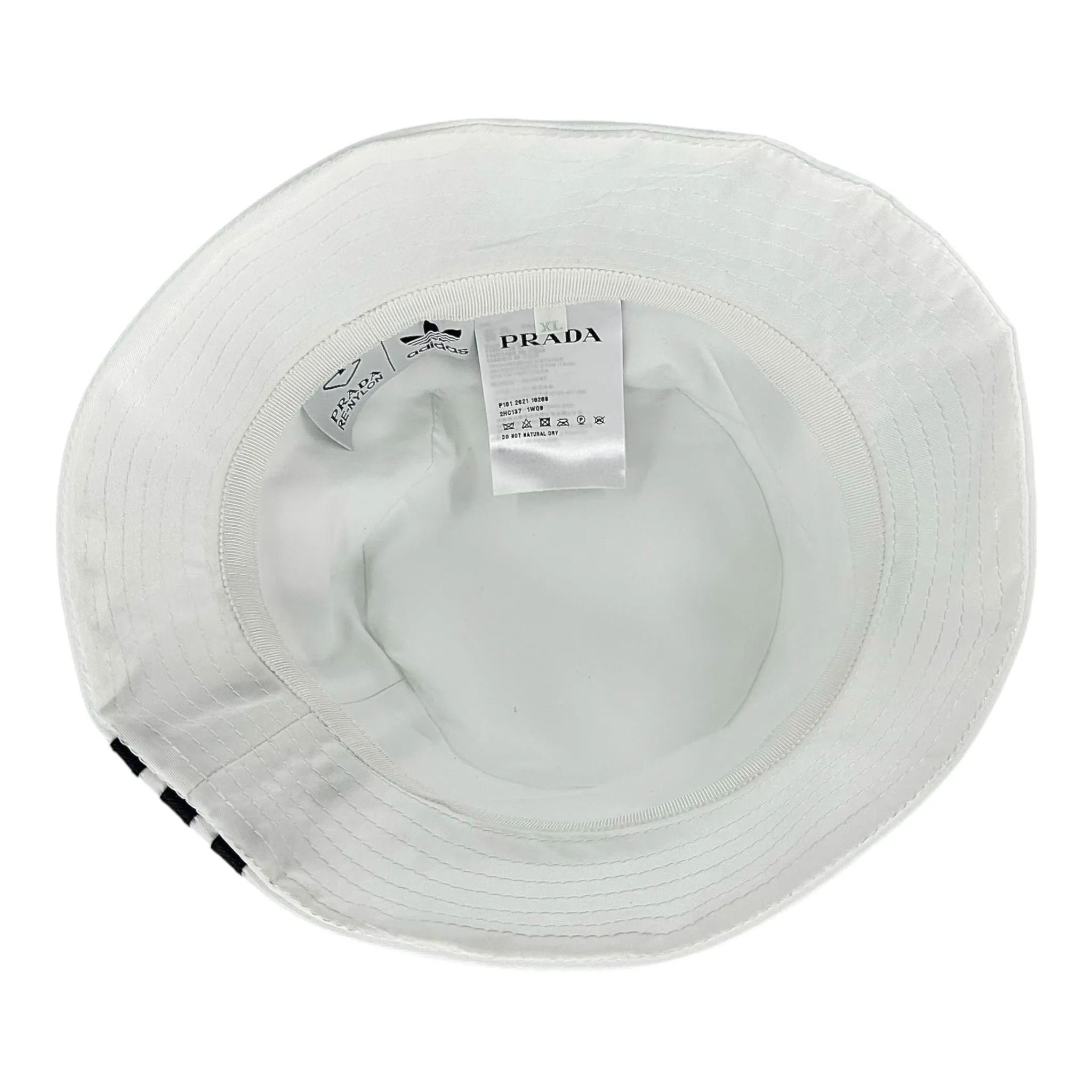 Prada x Adidas Re-nylon Bucket Hat White