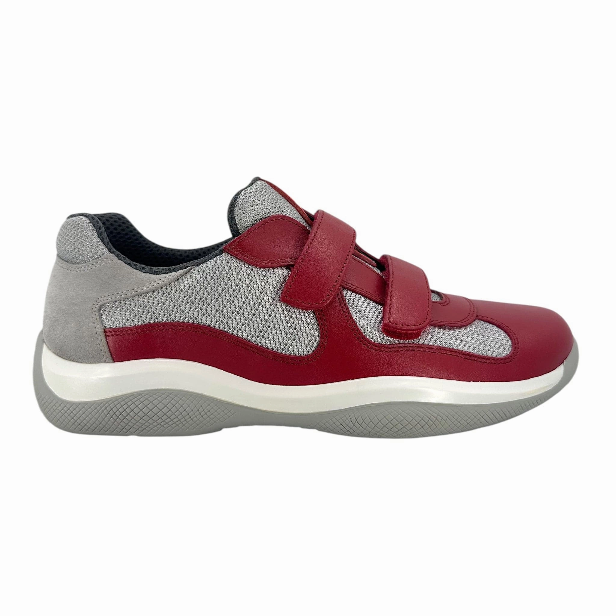 Prada America's Cup Original Sneaker Low Red White Pre-Owned