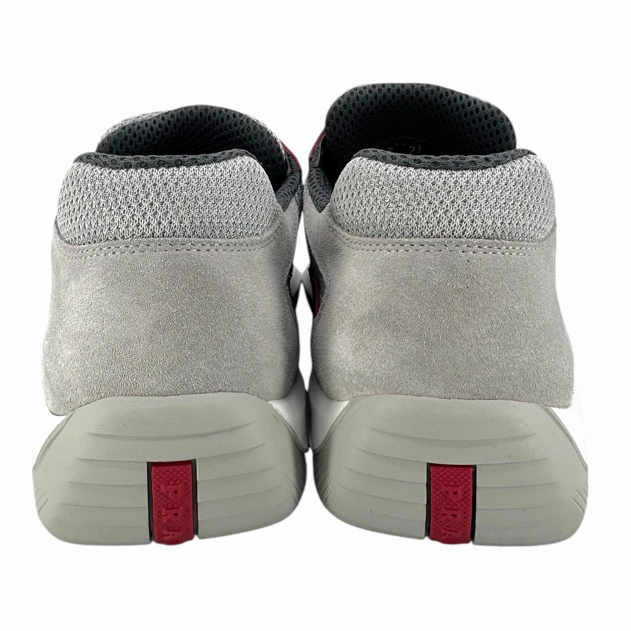 Prada America's Cup Original Sneaker Low Red White Pre-Owned