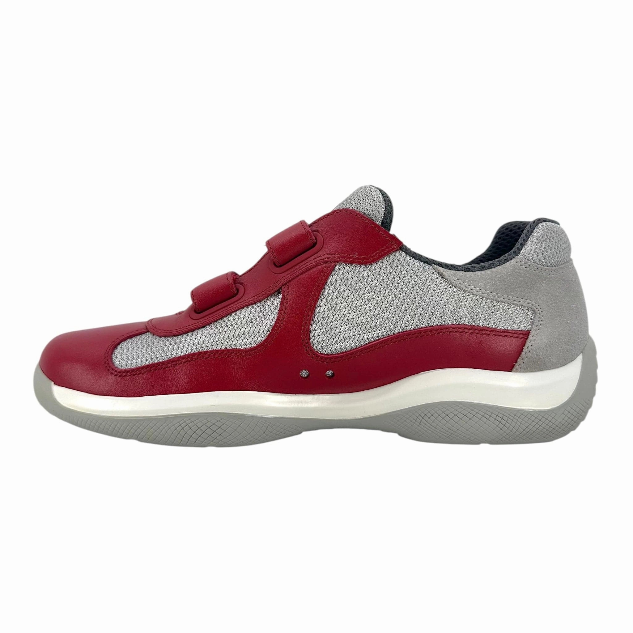 Prada America's Cup Original Sneaker Low Red White Pre-Owned