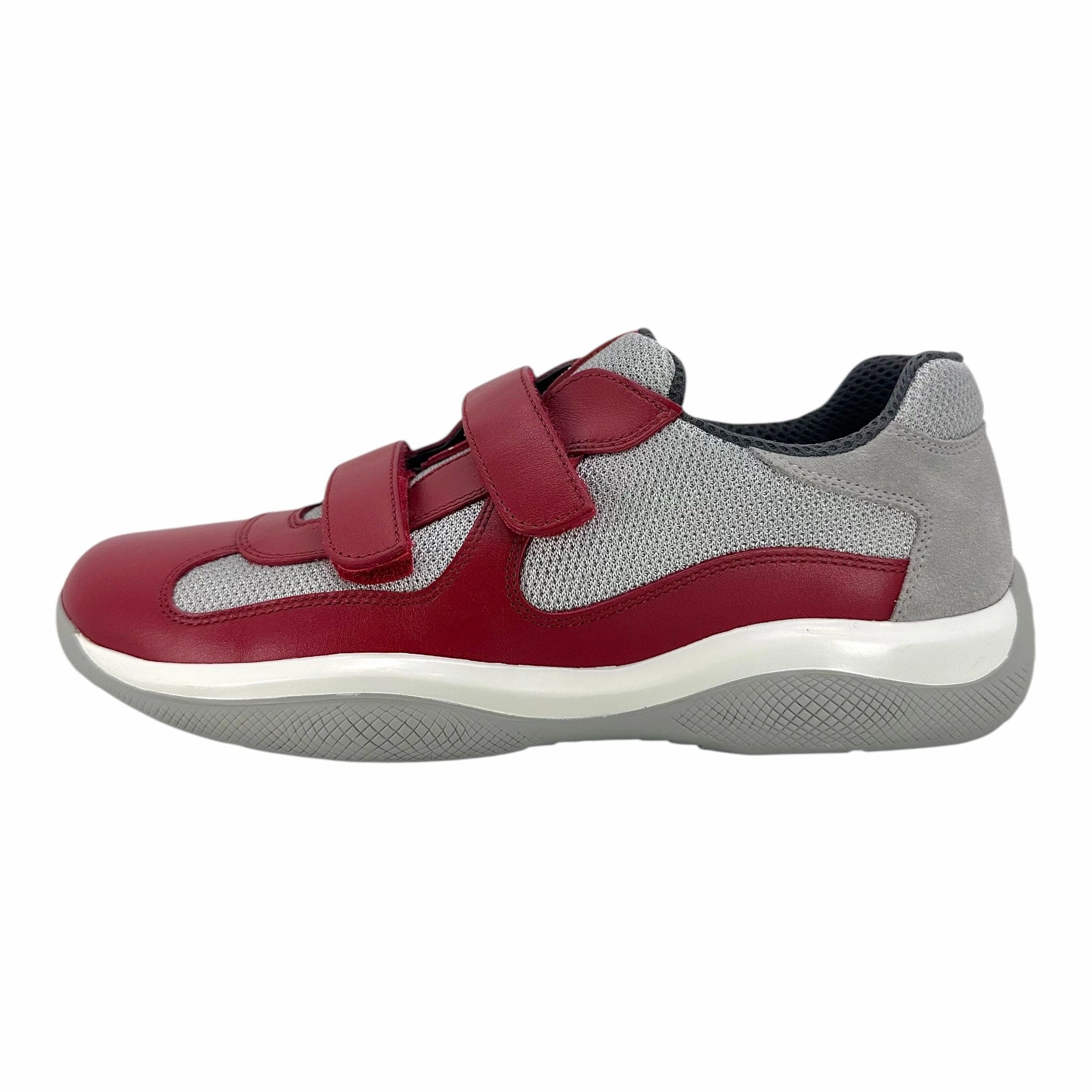 Prada America's Cup Original Sneaker Low Red White Pre-Owned