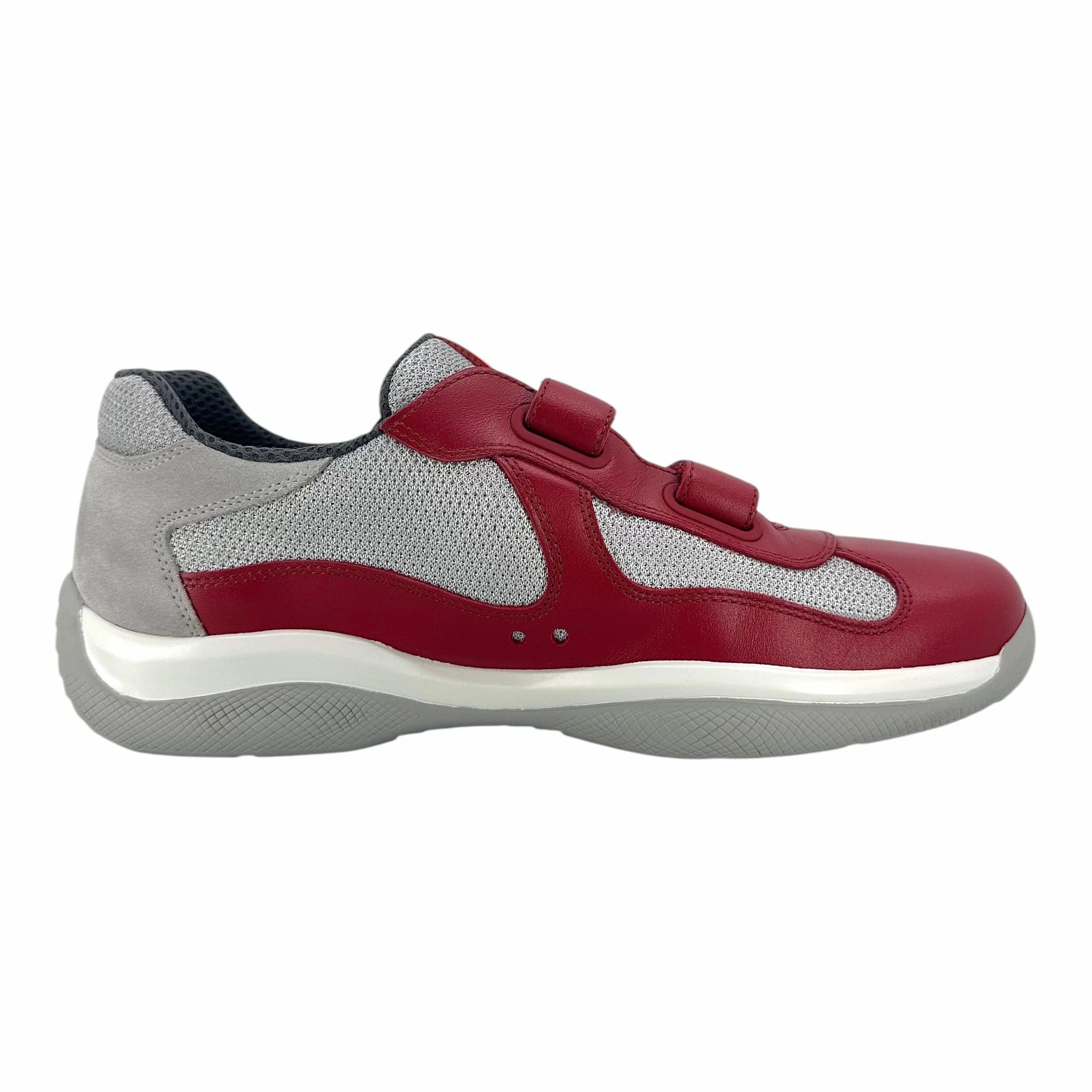 Prada America's Cup Original Sneaker Low Red White Pre-Owned