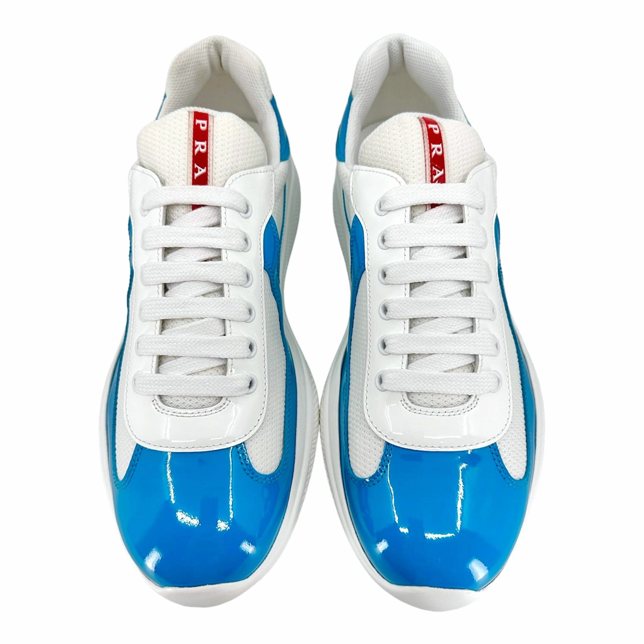 Prada America's Cup Sneaker Low Light Blue White