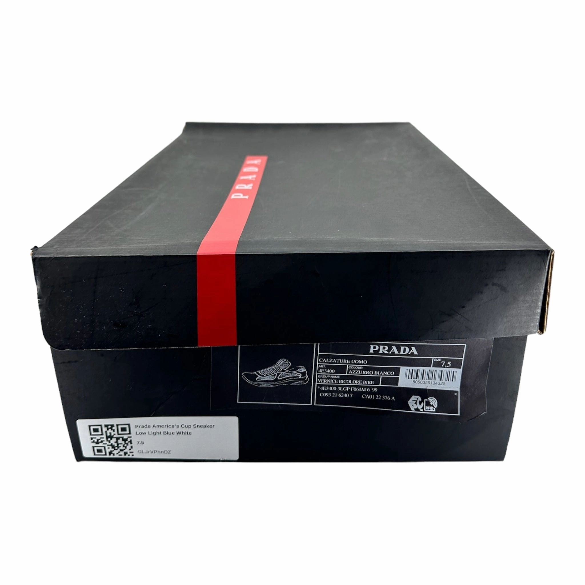 Prada America's Cup Sneaker Low Light Blue White