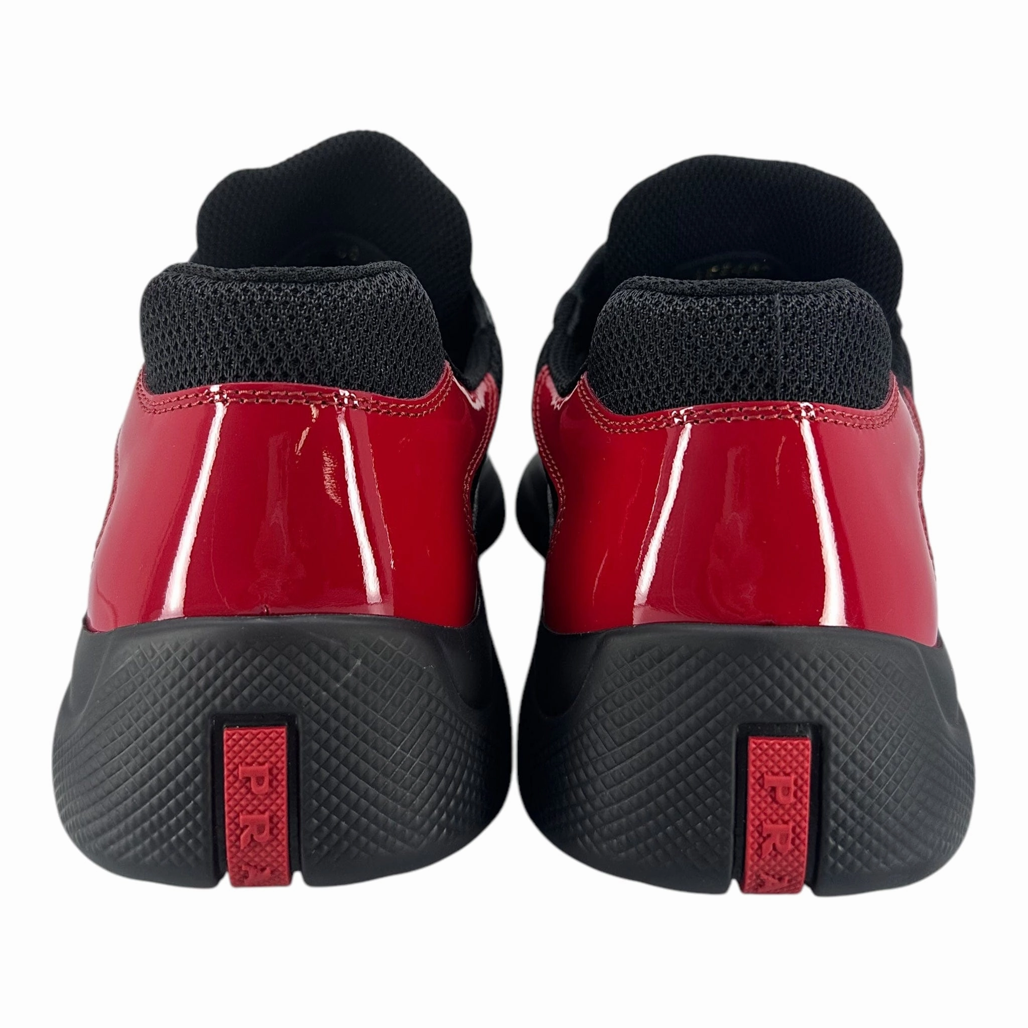 Prada America's Cup Sneaker Low Royal Blue Red Pre-Owned