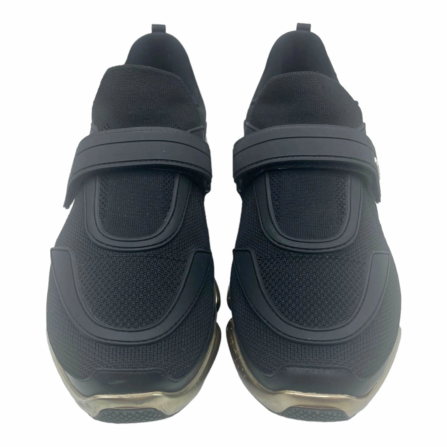 Prada Cloudbust Strap Sneaker Low Black Gold Pre-Owned
