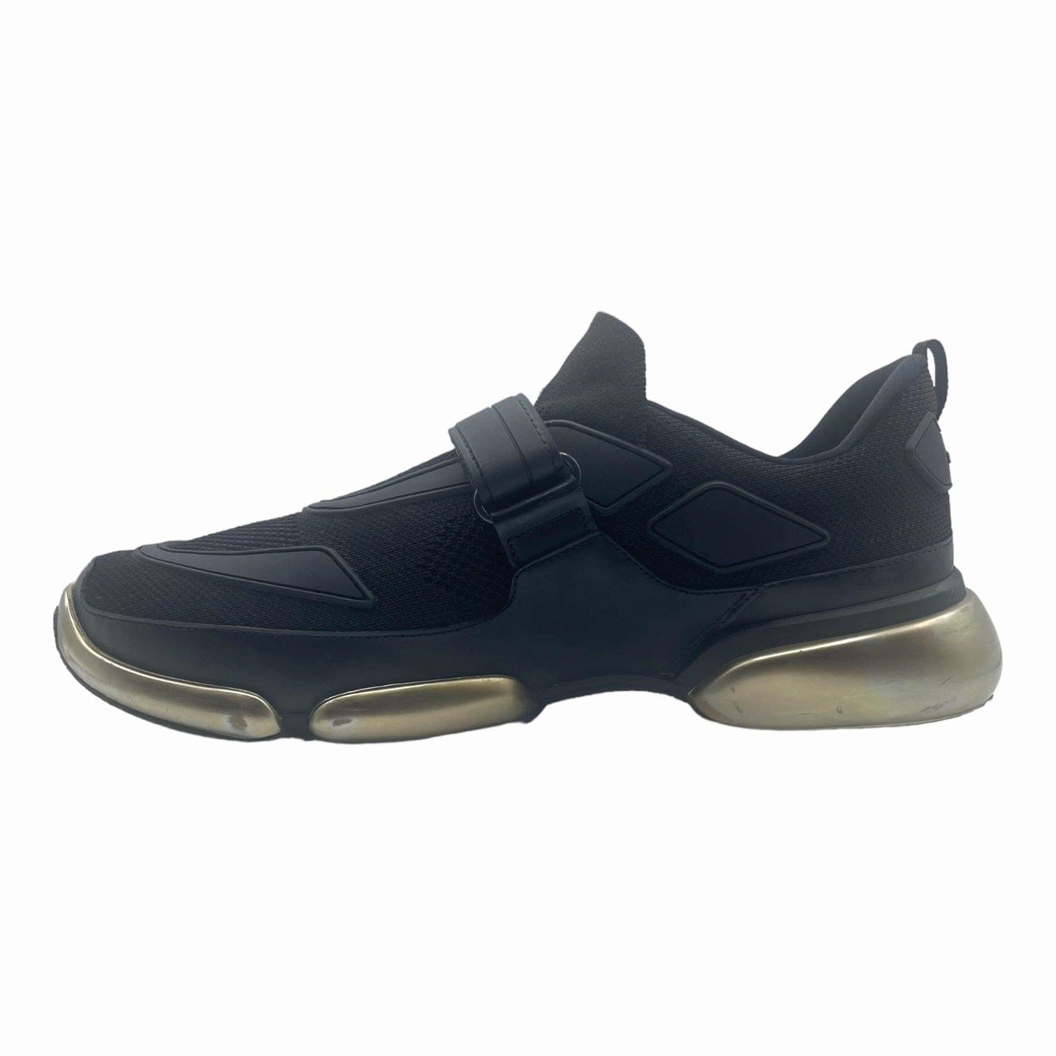 Prada Cloudbust Strap Sneaker Low Black Gold Pre-Owned