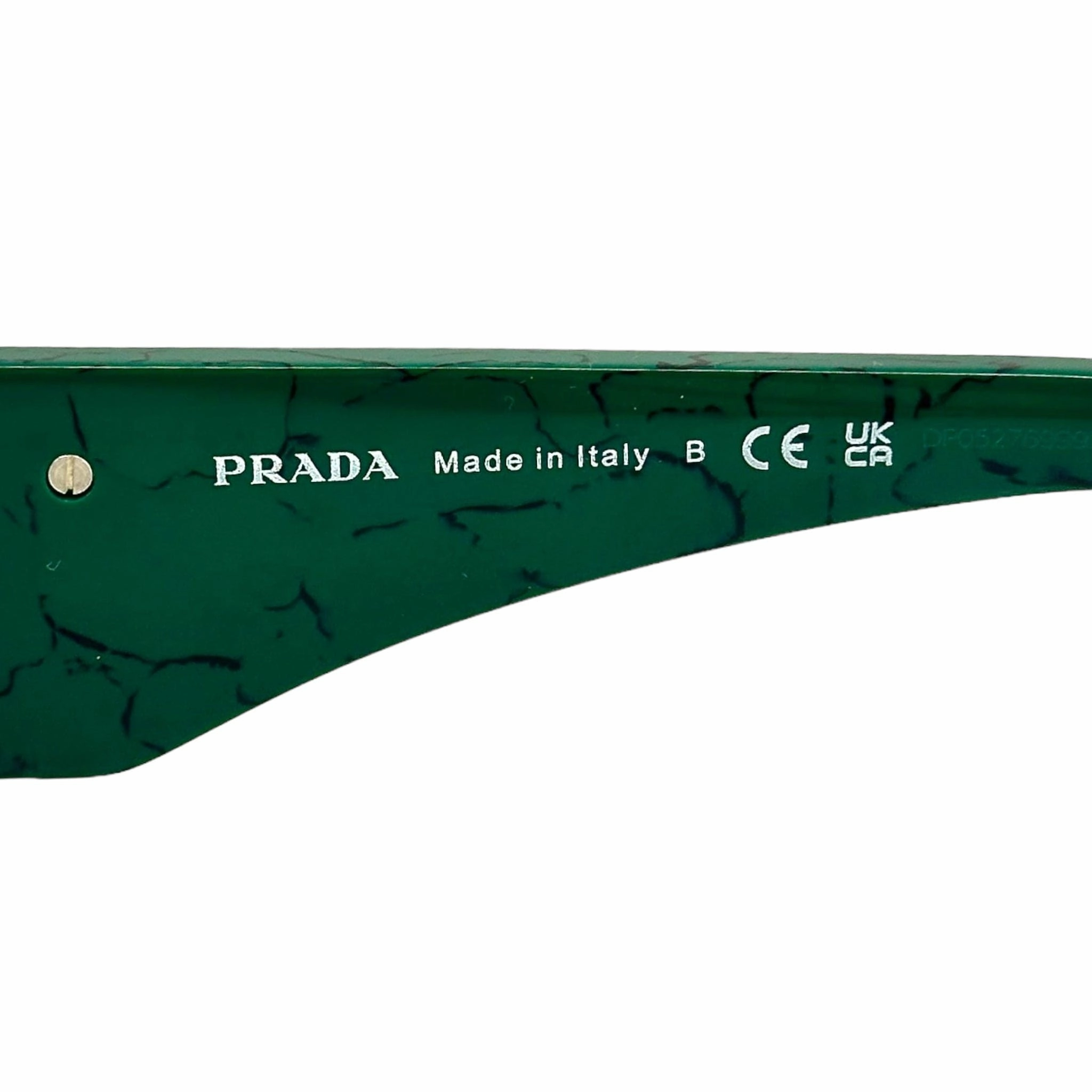 Prada Symbole Glasses Marbleized Green