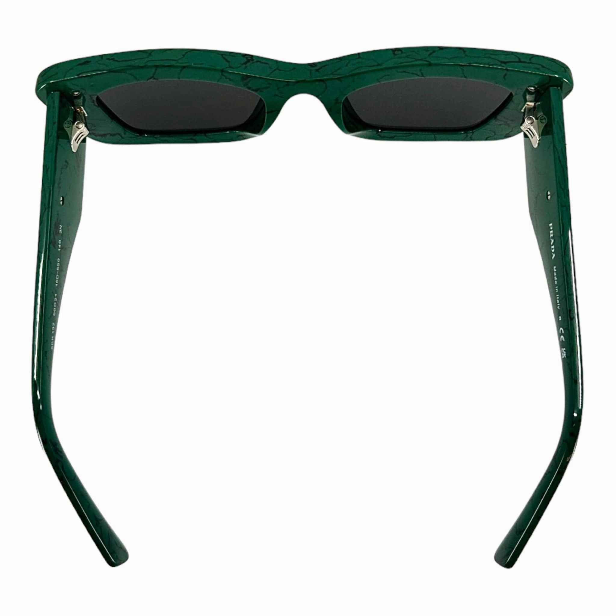 Prada Symbole Glasses Marbleized Green
