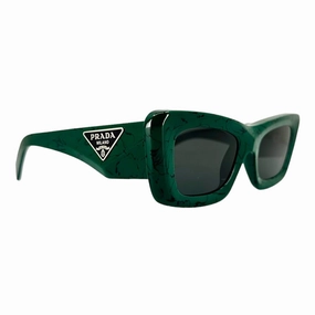 Prada Symbole Glasses Marbleized Green