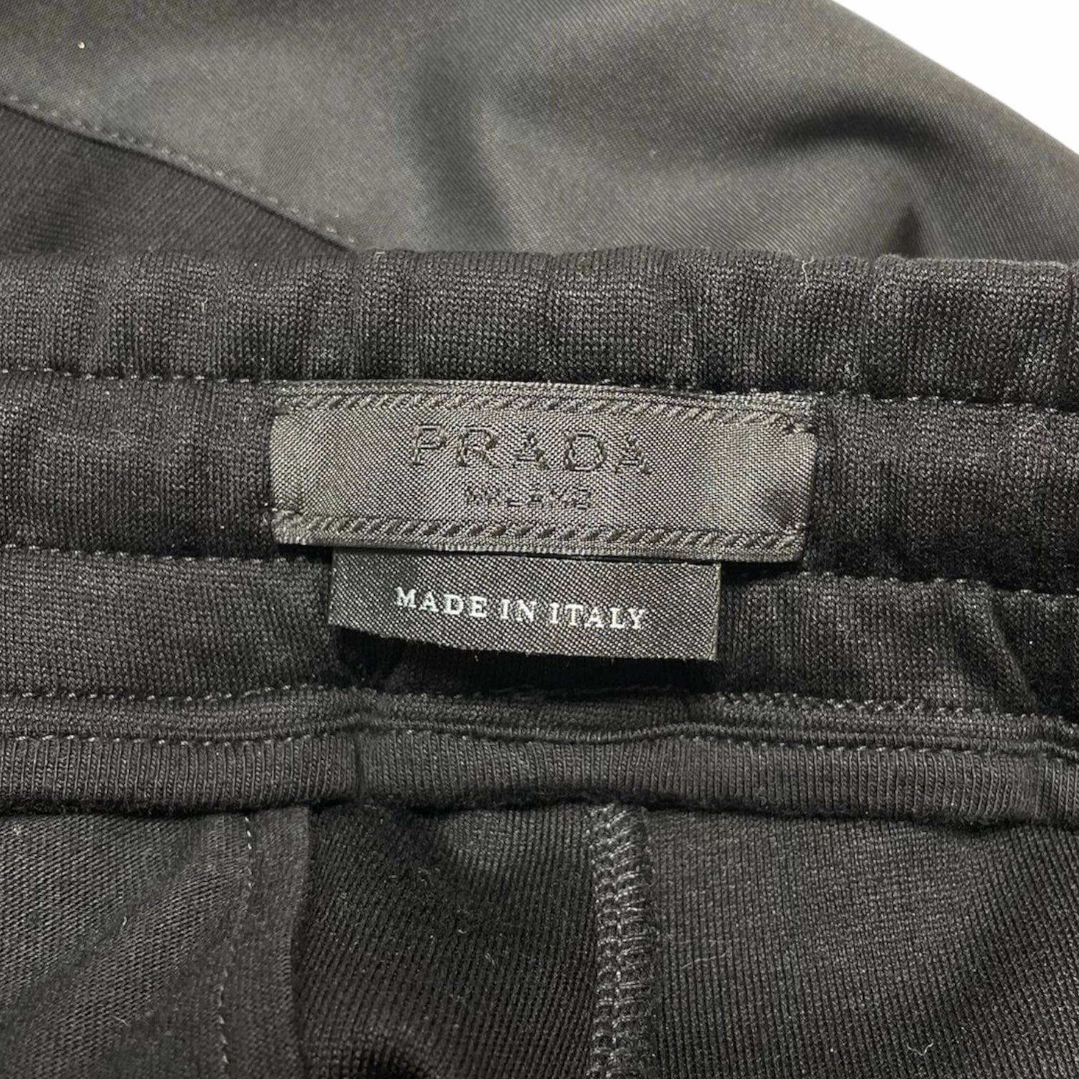 Prada Technical Re-Nylon Sweatpants Black