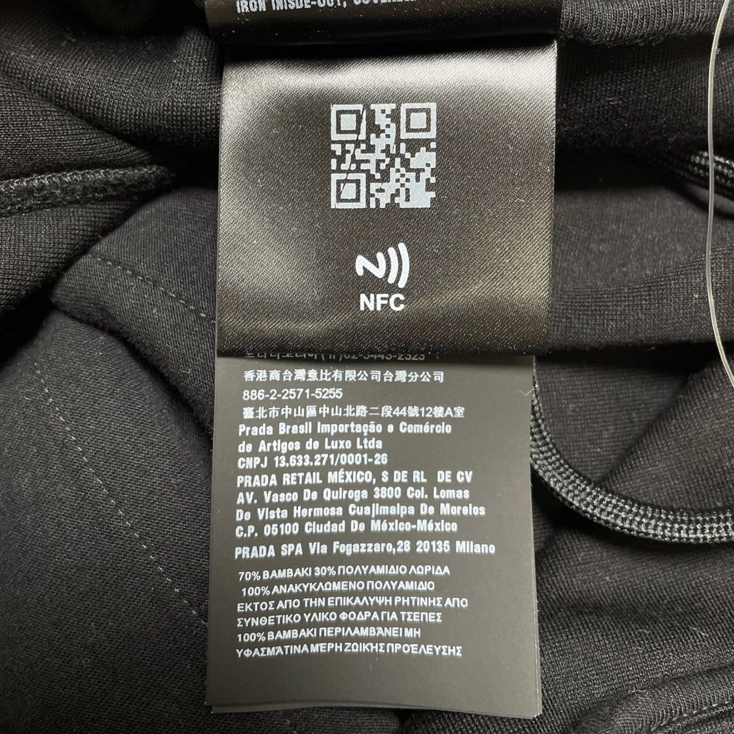 Prada Technical Re-Nylon Sweatpants Black