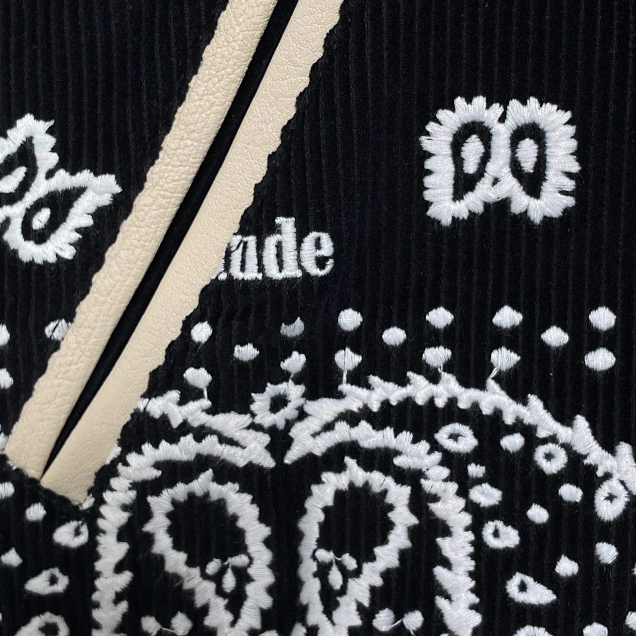 Rhude Bandana Bomber Jacket Black Pre-Owned