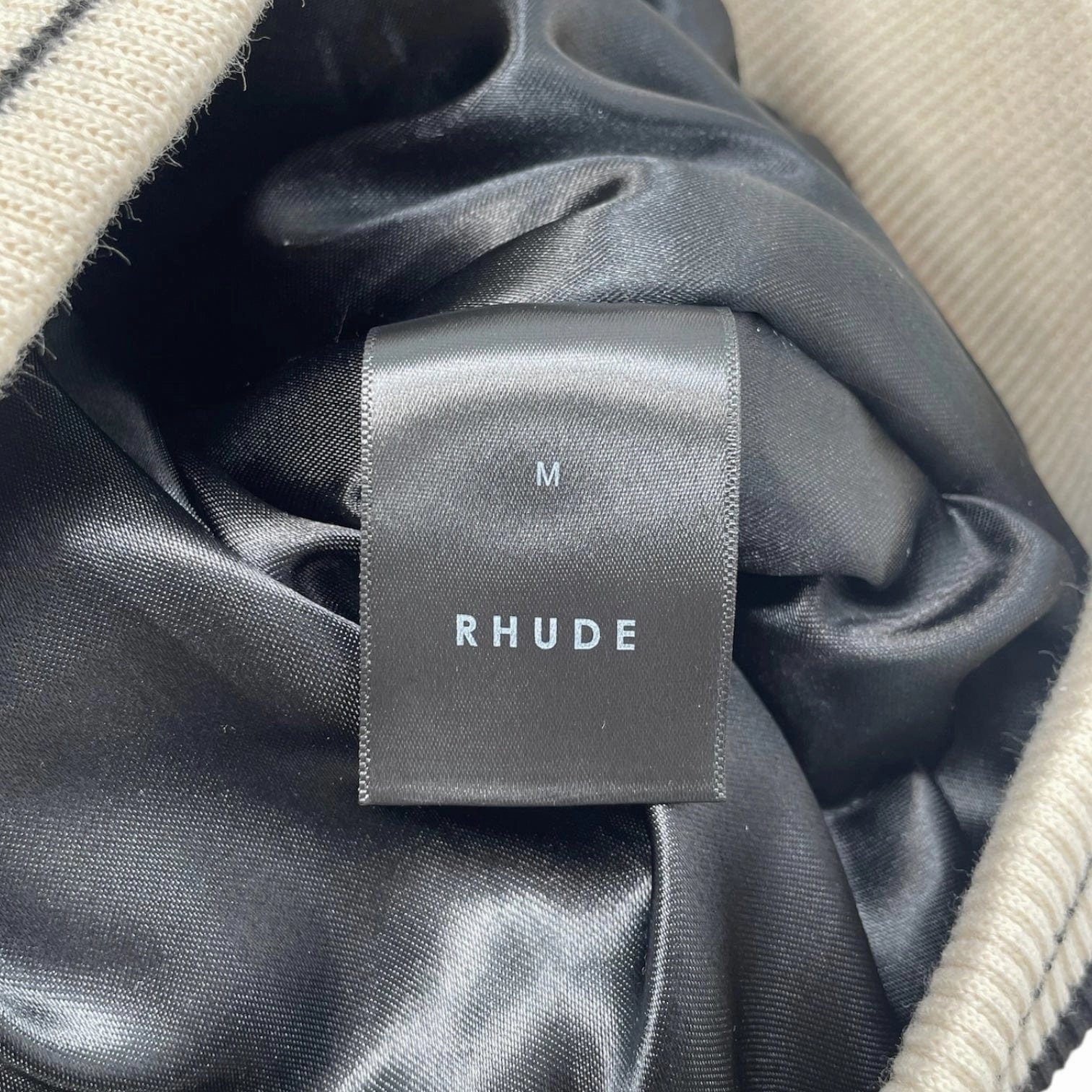 Rhude Bandana Bomber Jacket Black Pre-Owned