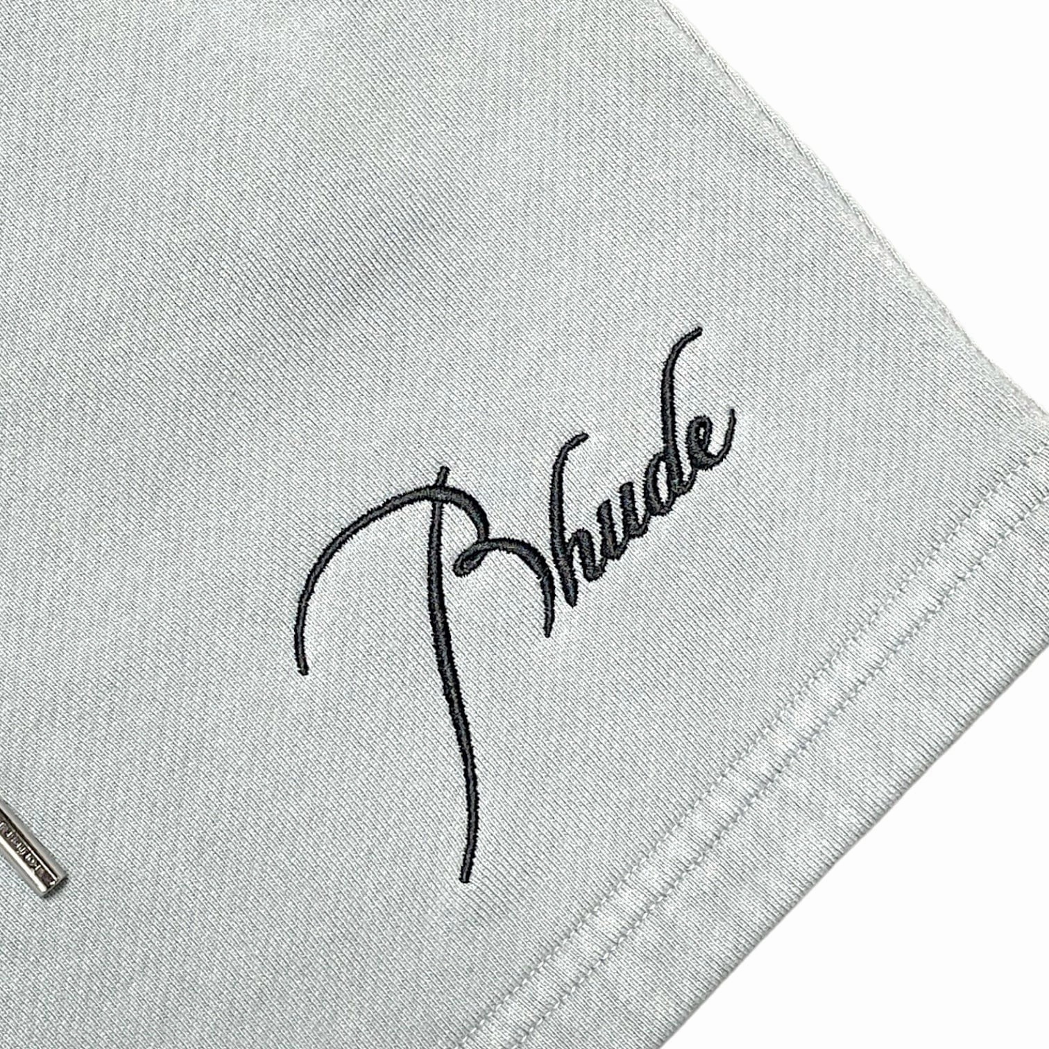 Rhude Script Logo Sweatshorts Sage